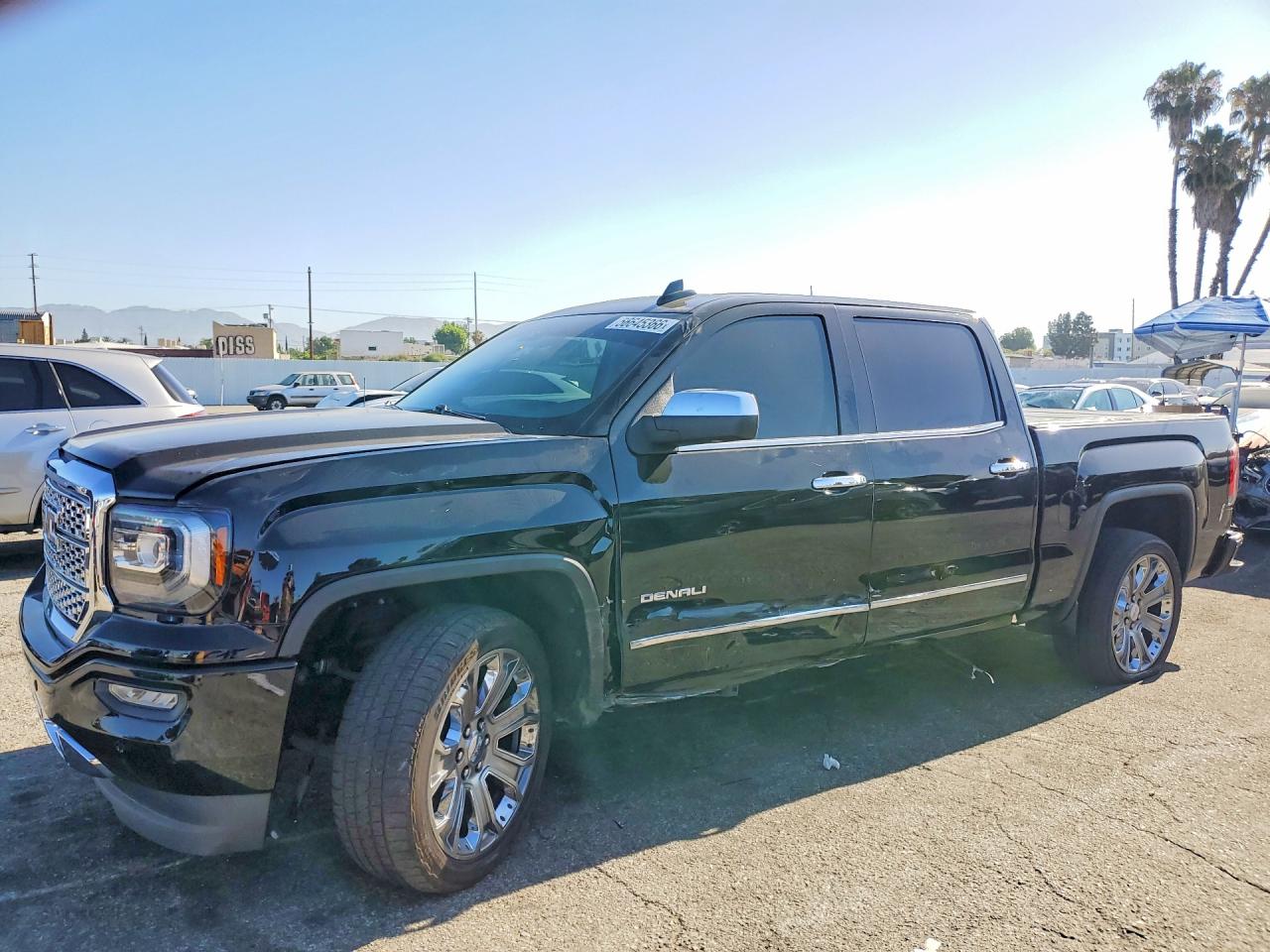 2018 GMC Sierra 1500 Denali, VIN 3GTU2PEJ7JG496224 — Front end