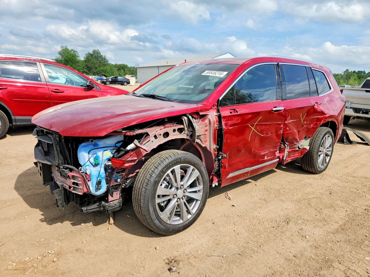 2025 Cadillac XT6 AWD Premium Luxury, VIN 1GYKPDRS6SZ107093 — Front end
