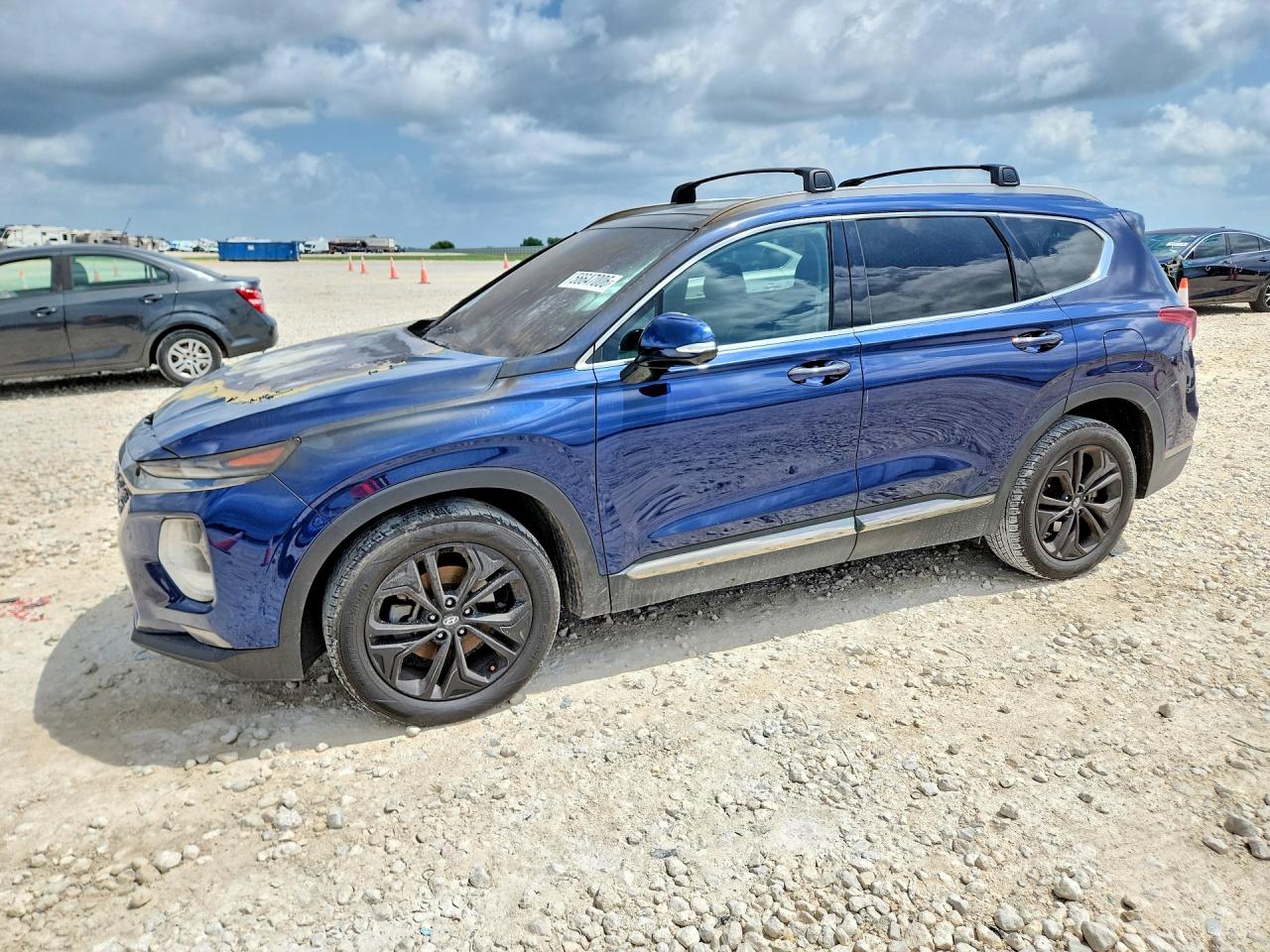 2020 Hyundai Santa Fe Limited, VIN 5NMS53AA4LH235380 — Engine fire