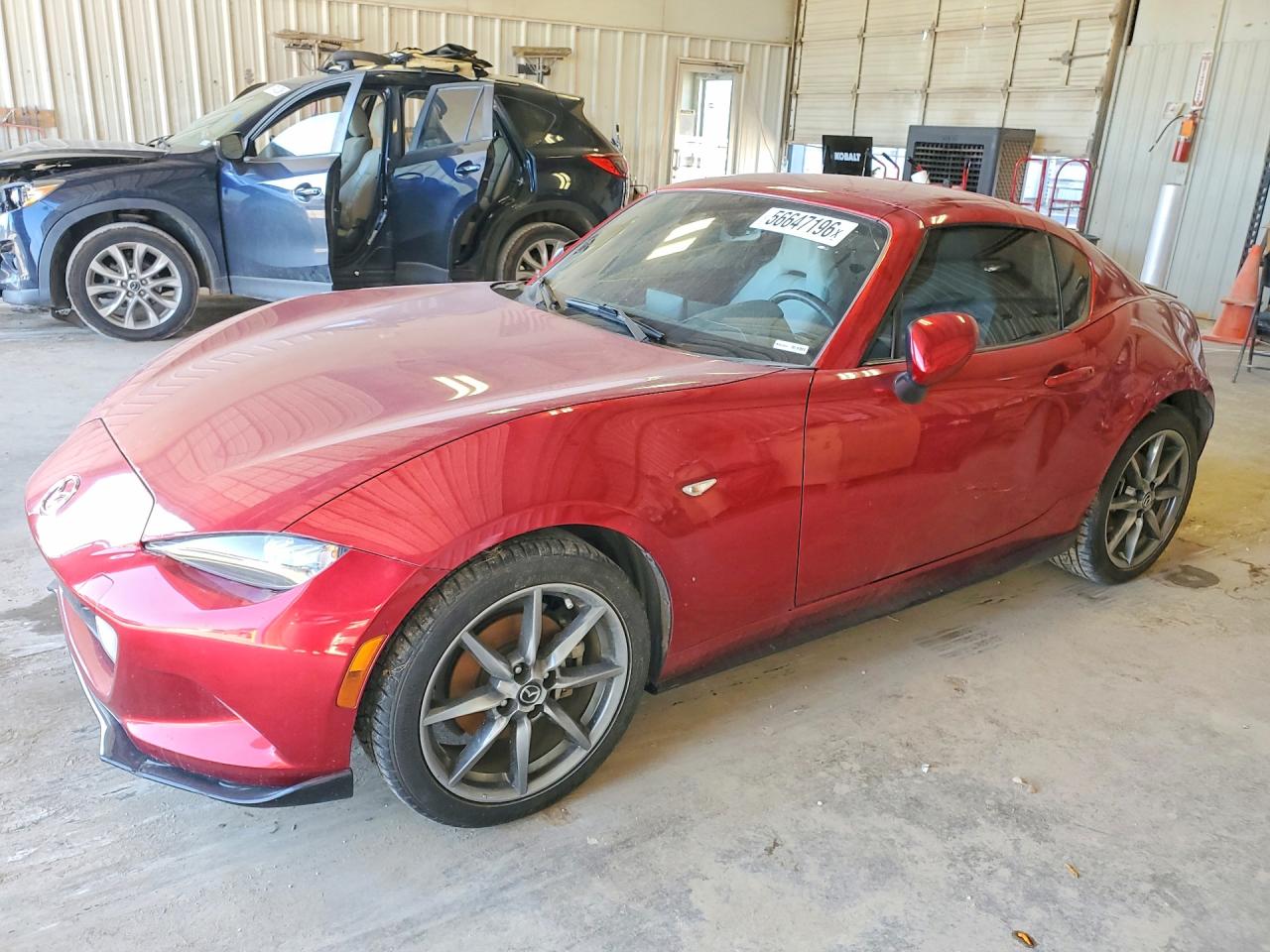2021 Mazda MX-5 Miata Grand Touring, VIN JM1NDAM74M0454233 — Water / flood