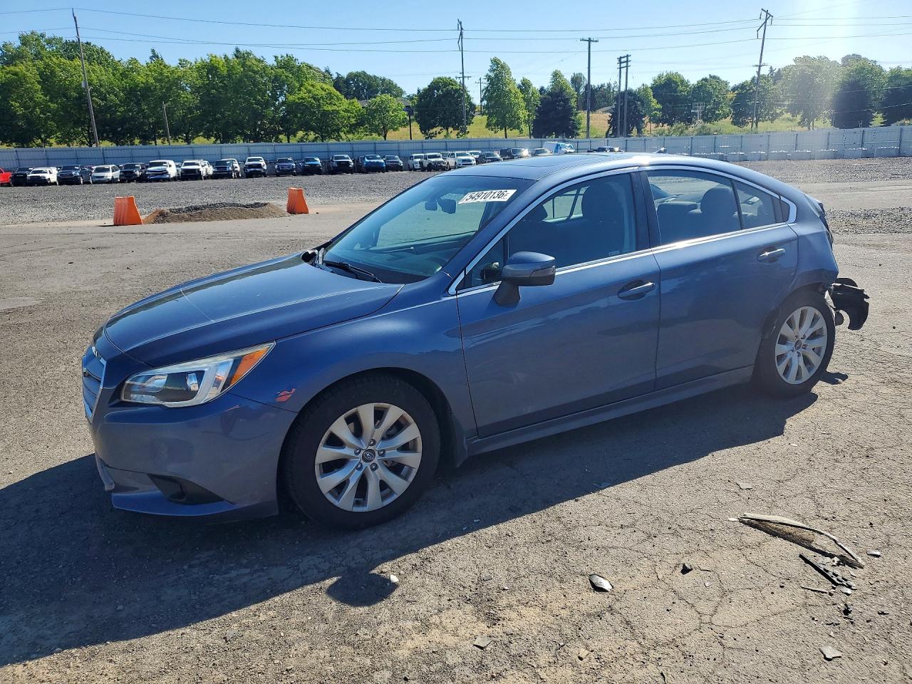2017 Subaru Legacy Premium, VIN 4S3BNAH68H3034187 — Rear end