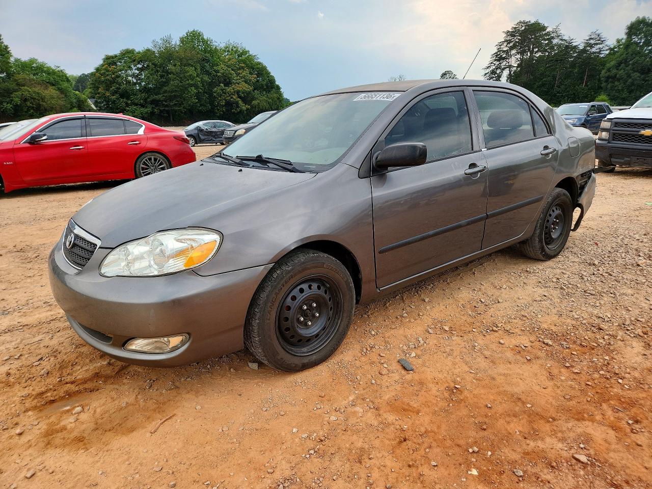 2007 Toyota Corolla CE, VIN 1NXBR32E37Z915464 — Rear end