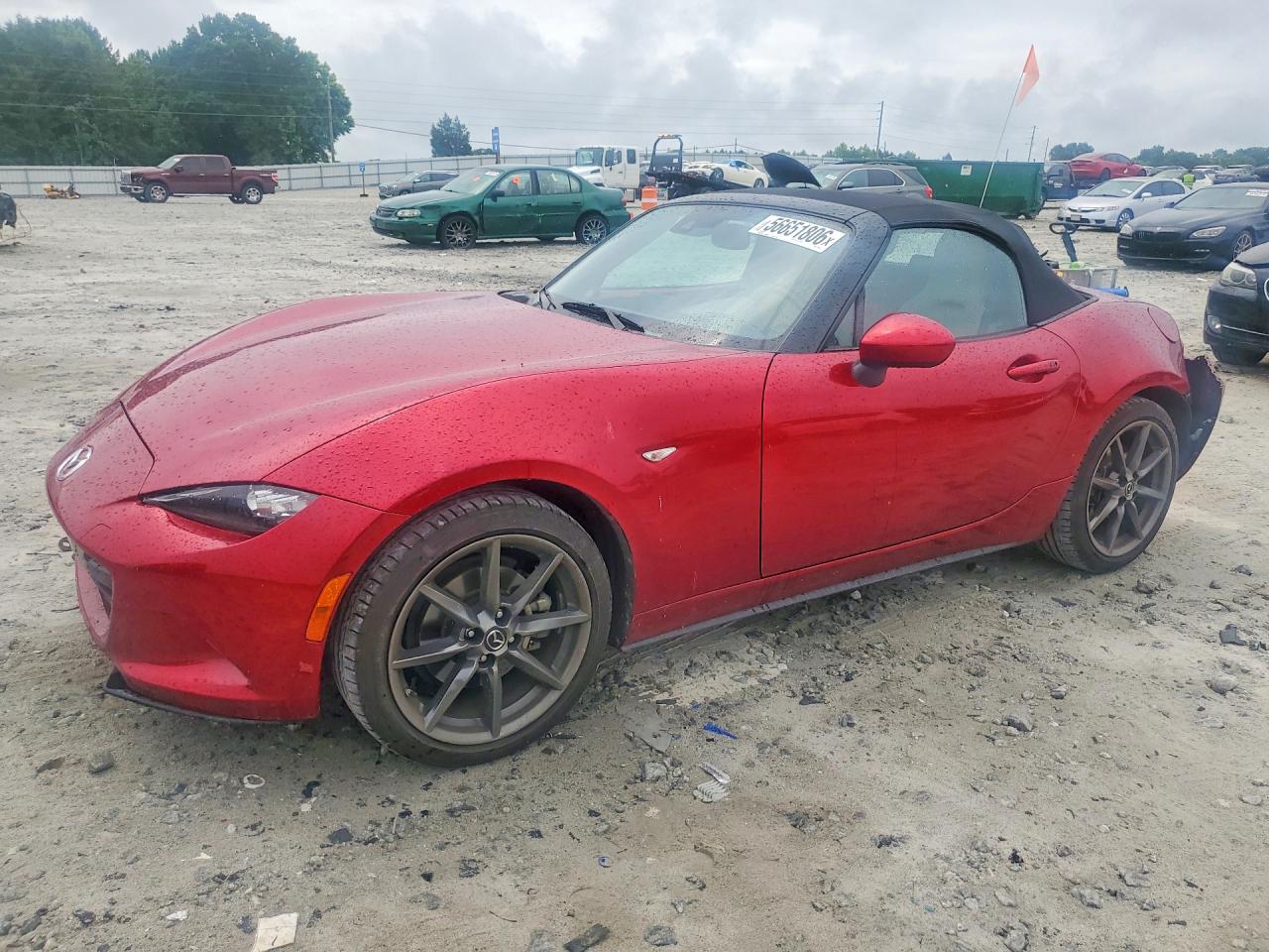 2019 Mazda MX-5 Miata Grand Touring, VIN JM1NDAD75K0311238 — Rear end