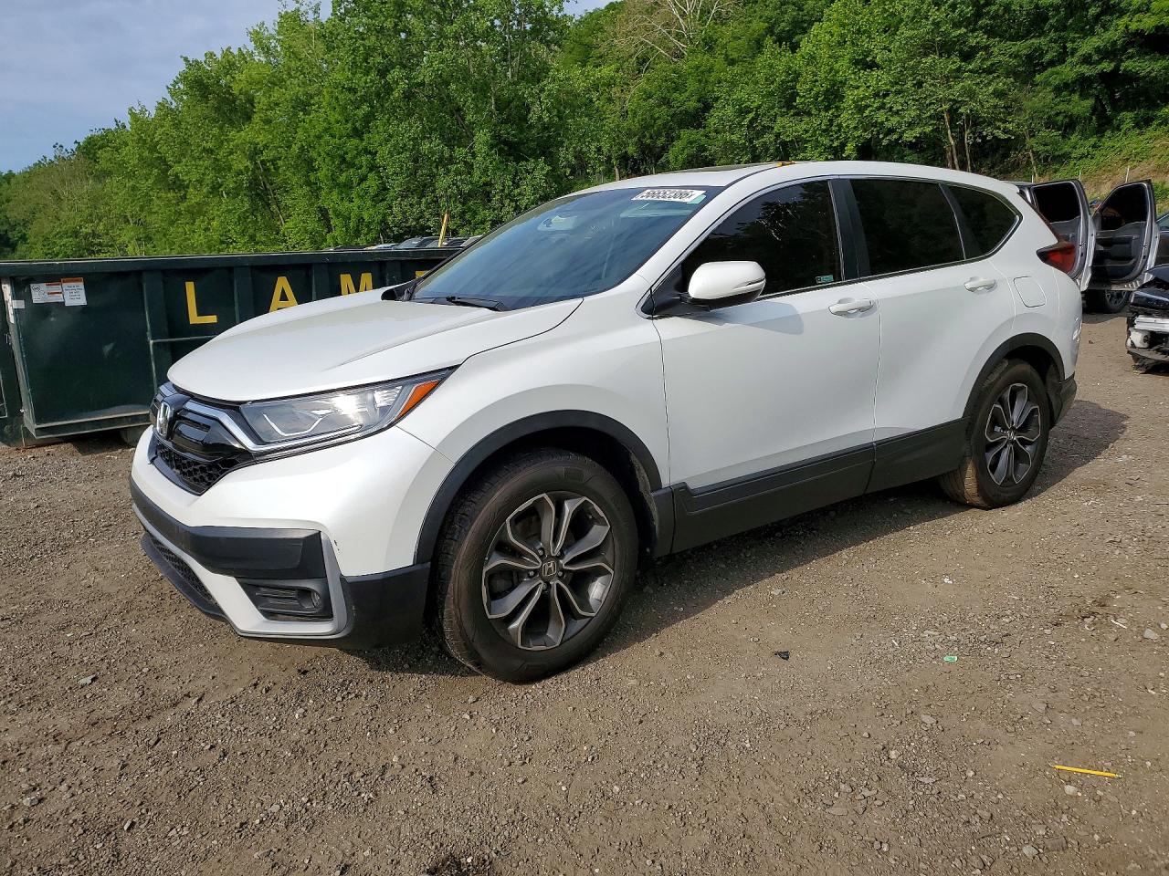 2022 Honda CR-V EX-L, VIN 7FARW2H87NE041816 — Missing or altered VIN