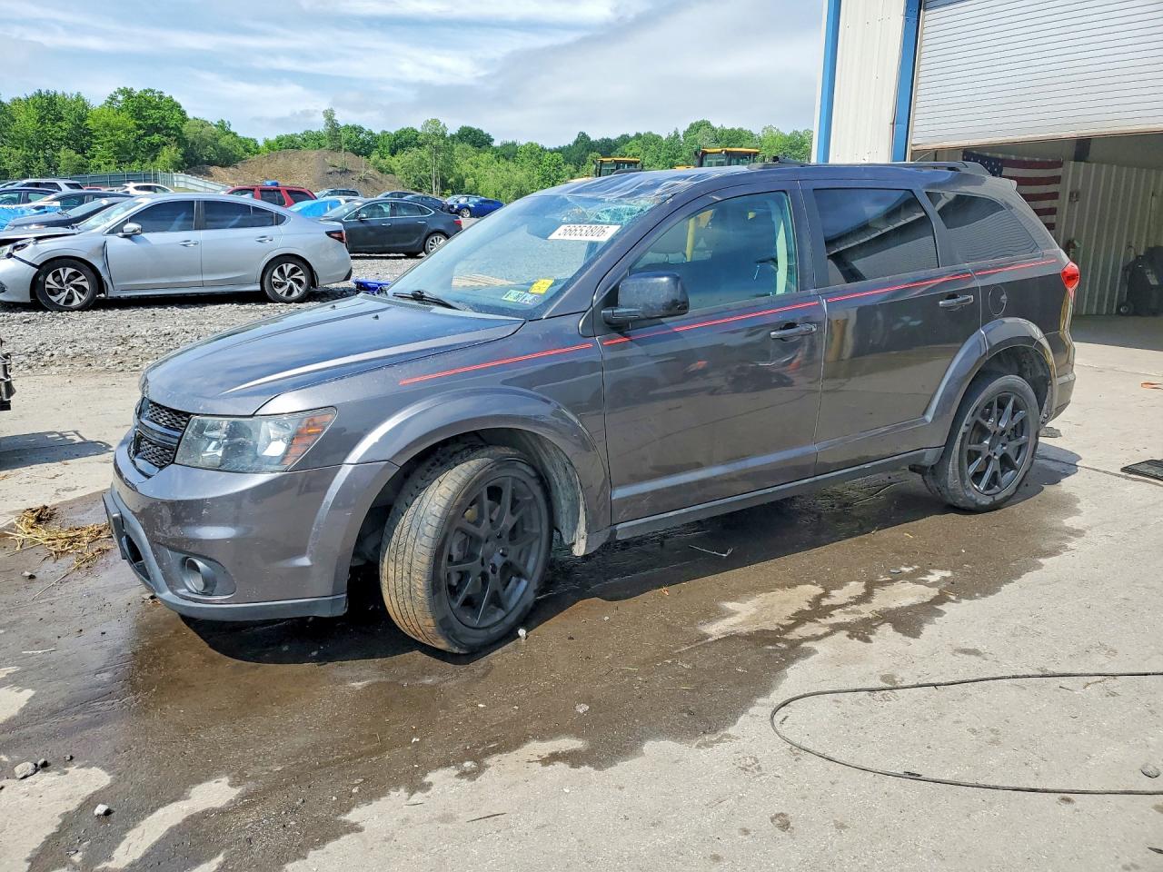 2017 Dodge Journey SXT, VIN 3C4PDCBG2HT554766 — Rollover