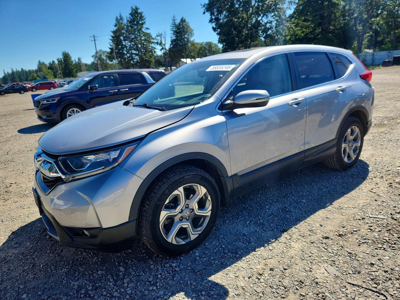 2018 Honda CR-V EX-L, VIN 2HKRW2H86JH641086 — Frame damage