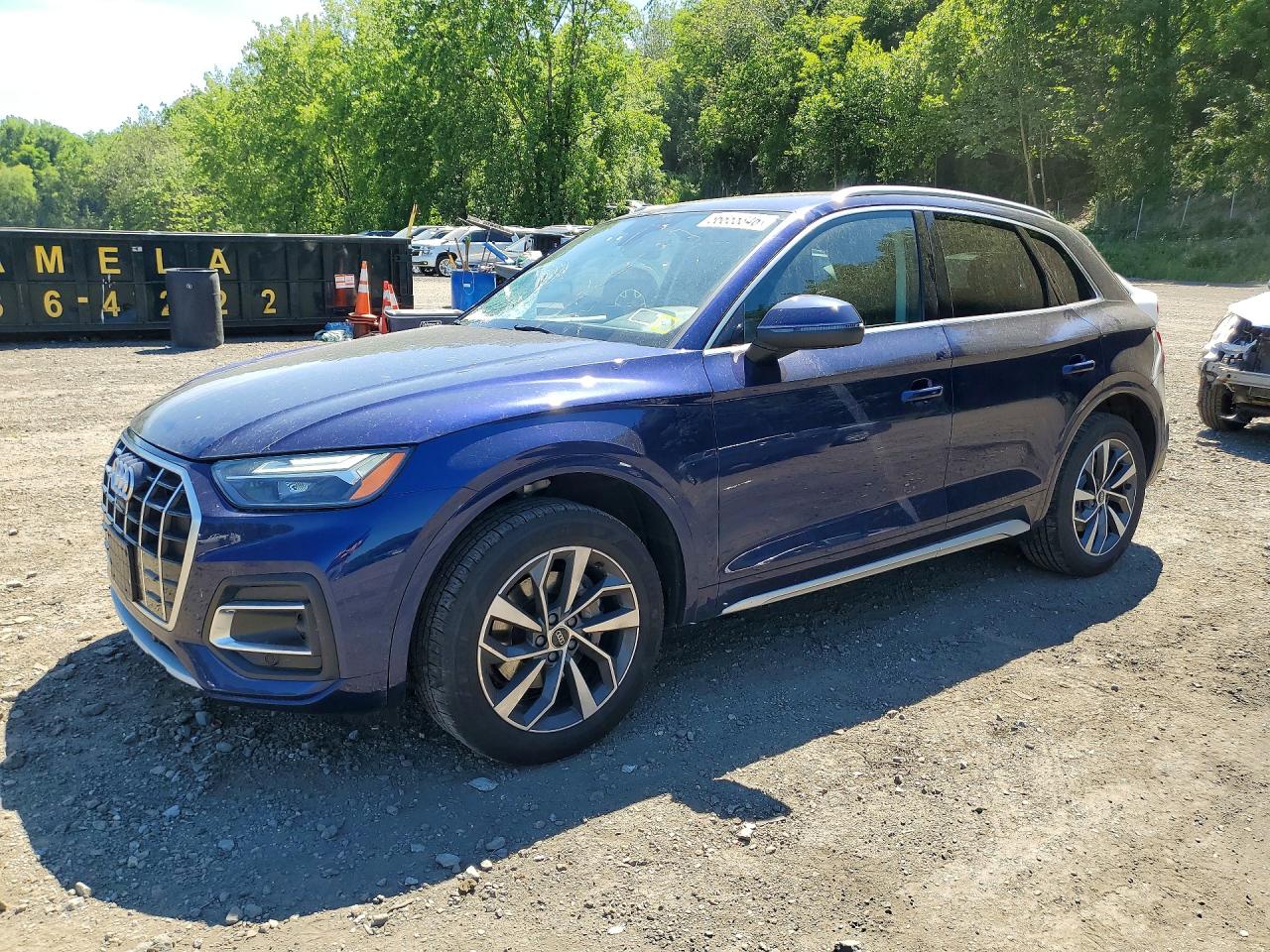 2021 Audi Q5 Premium Plus, VIN WA1BAAFY7M2033185 — Roof