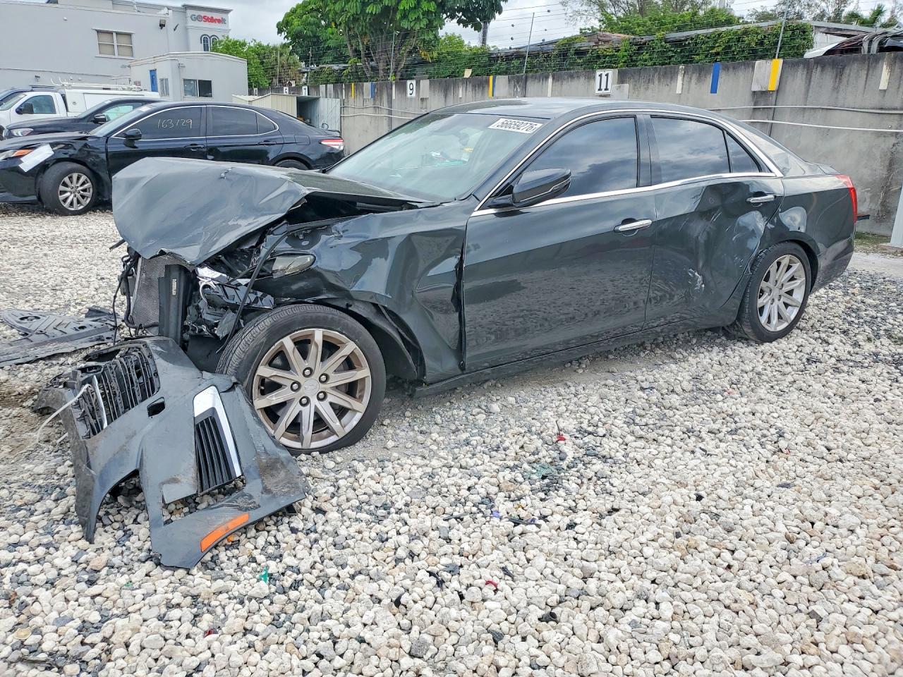 2015 Cadillac CTS Luxury RWD, VIN 1G6AR5SX5F0116257 — Front end