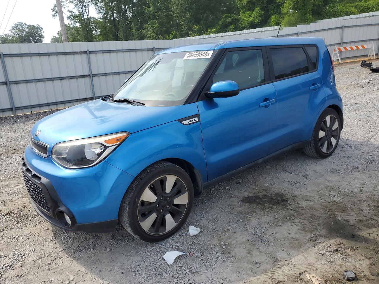 2016 Kia Soul +, VIN KNDJP3A55G7298123 — Side