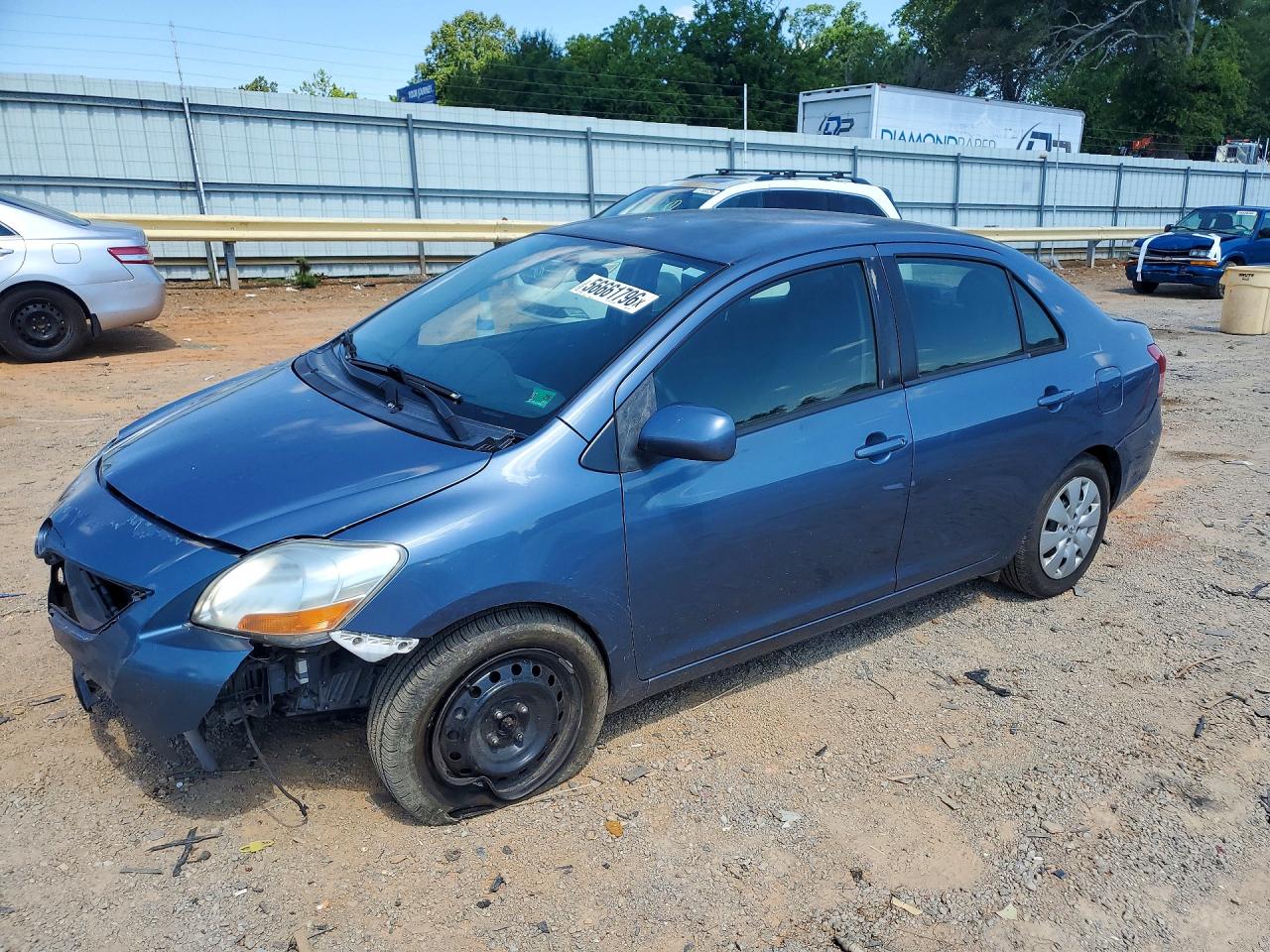2012 Toyota Yaris, VIN JTDBT4K31CL012384 — Front end