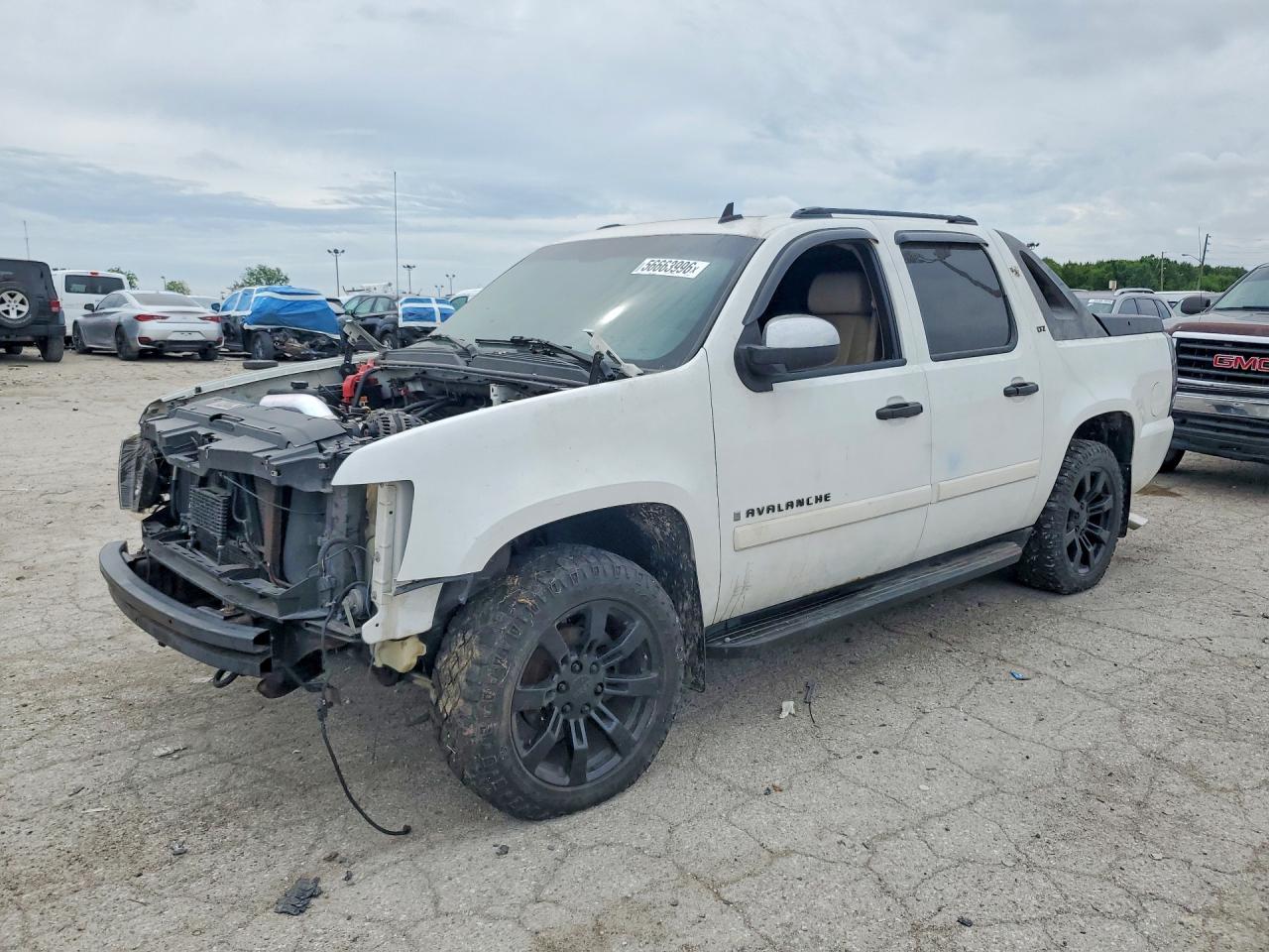 2008 Chevrolet Avalanche LTZ, VIN 3GNFK12Y28G179444 — Front end