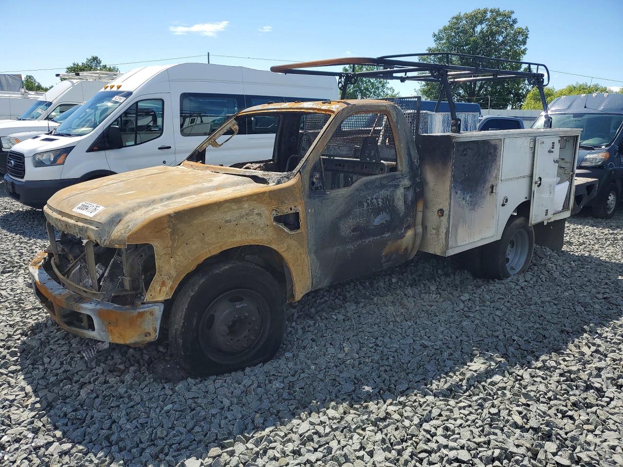 2008 Ford F-450, VIN 1FD4F46R88EE00122 — Burn