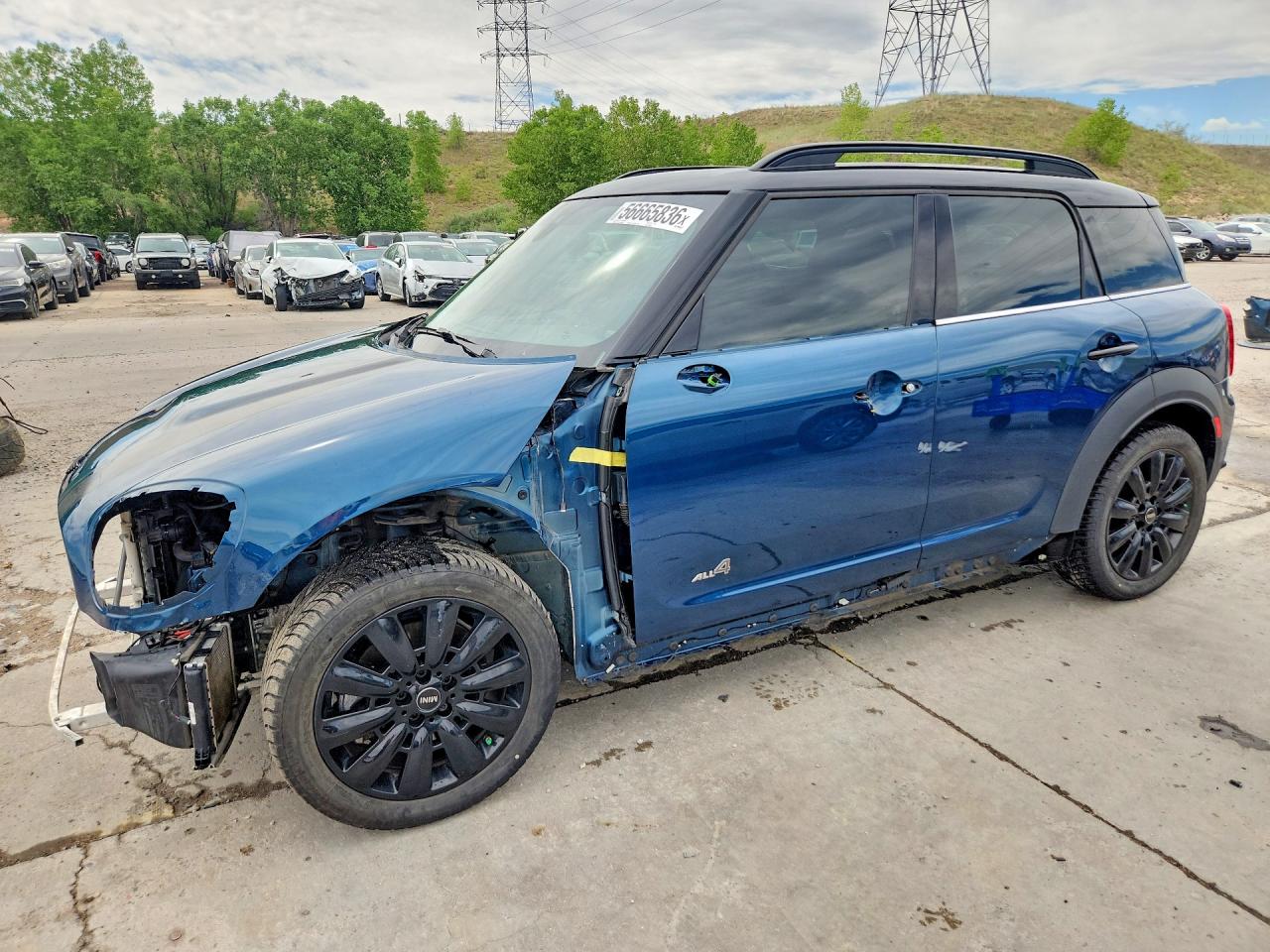2022 MINI Countryman Cooper S, VIN WMZ83BR07N3N36829 — Front end
