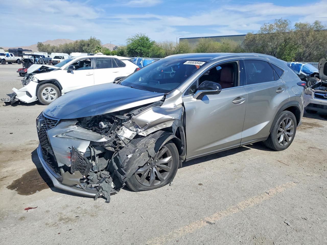 2018 Lexus NX 300, VIN JTJYARBZXJ2092642 — Front end
