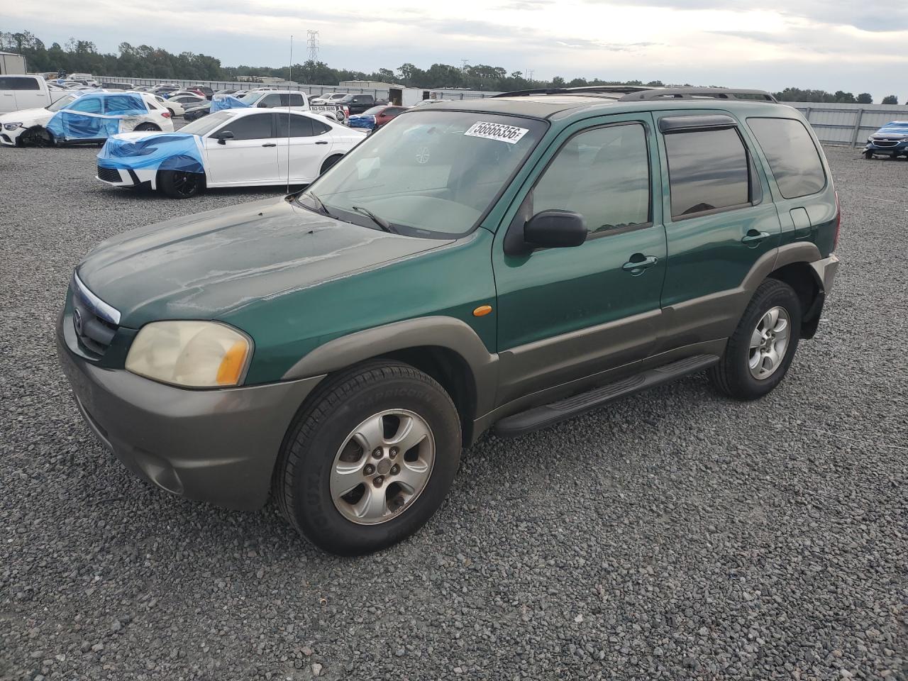 2001 Mazda Tribute LX, VIN 4F2YU09121KM24580 — Rear end