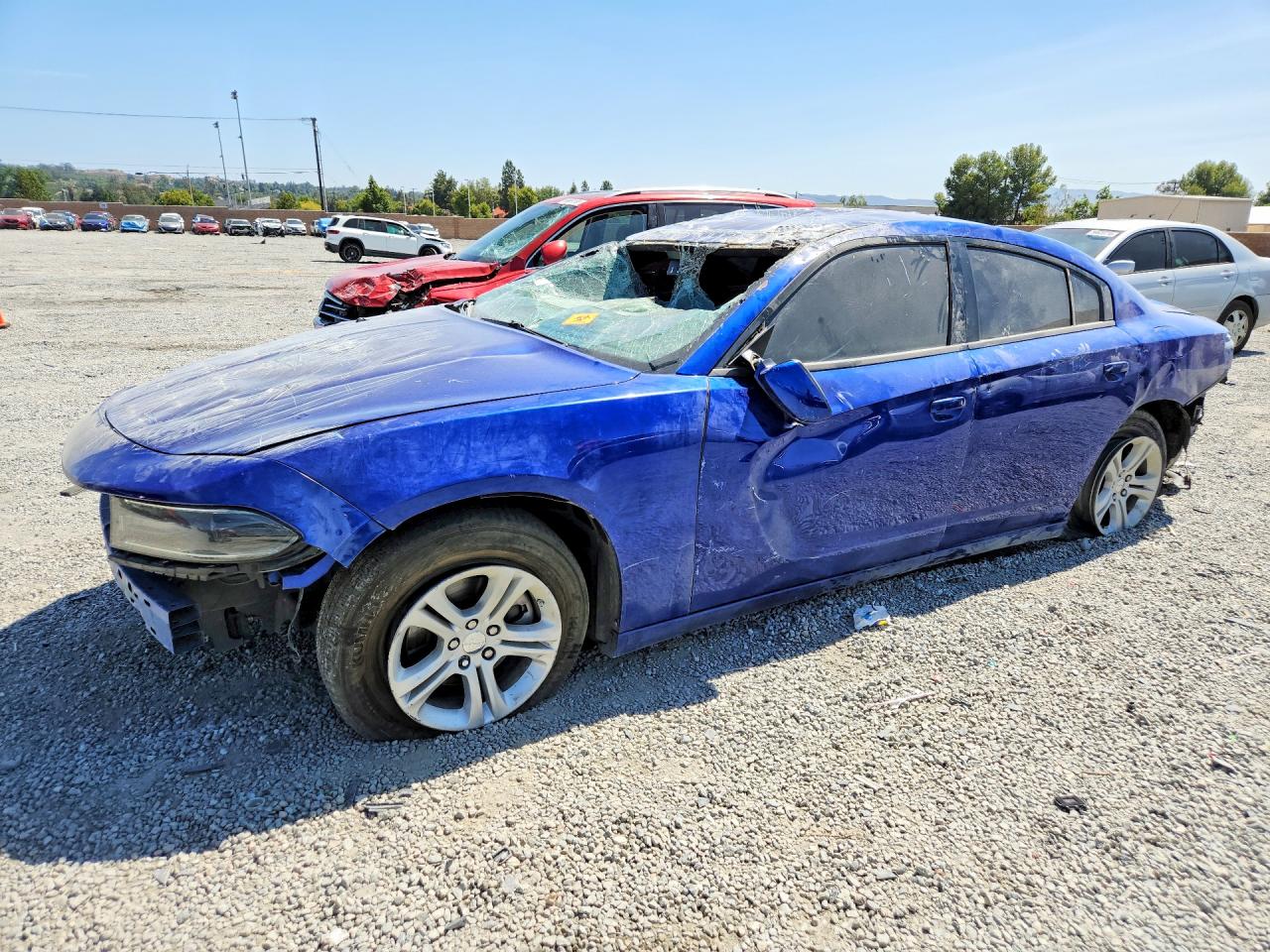 2021 Dodge Charger SXT, VIN 2C3CDXBG6MH624797 — Rollover