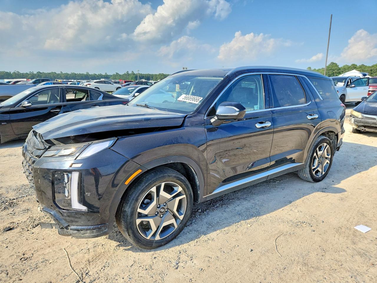 2024 Hyundai Palisade SEL, VIN KM8R44GE6RU777532 — Front end