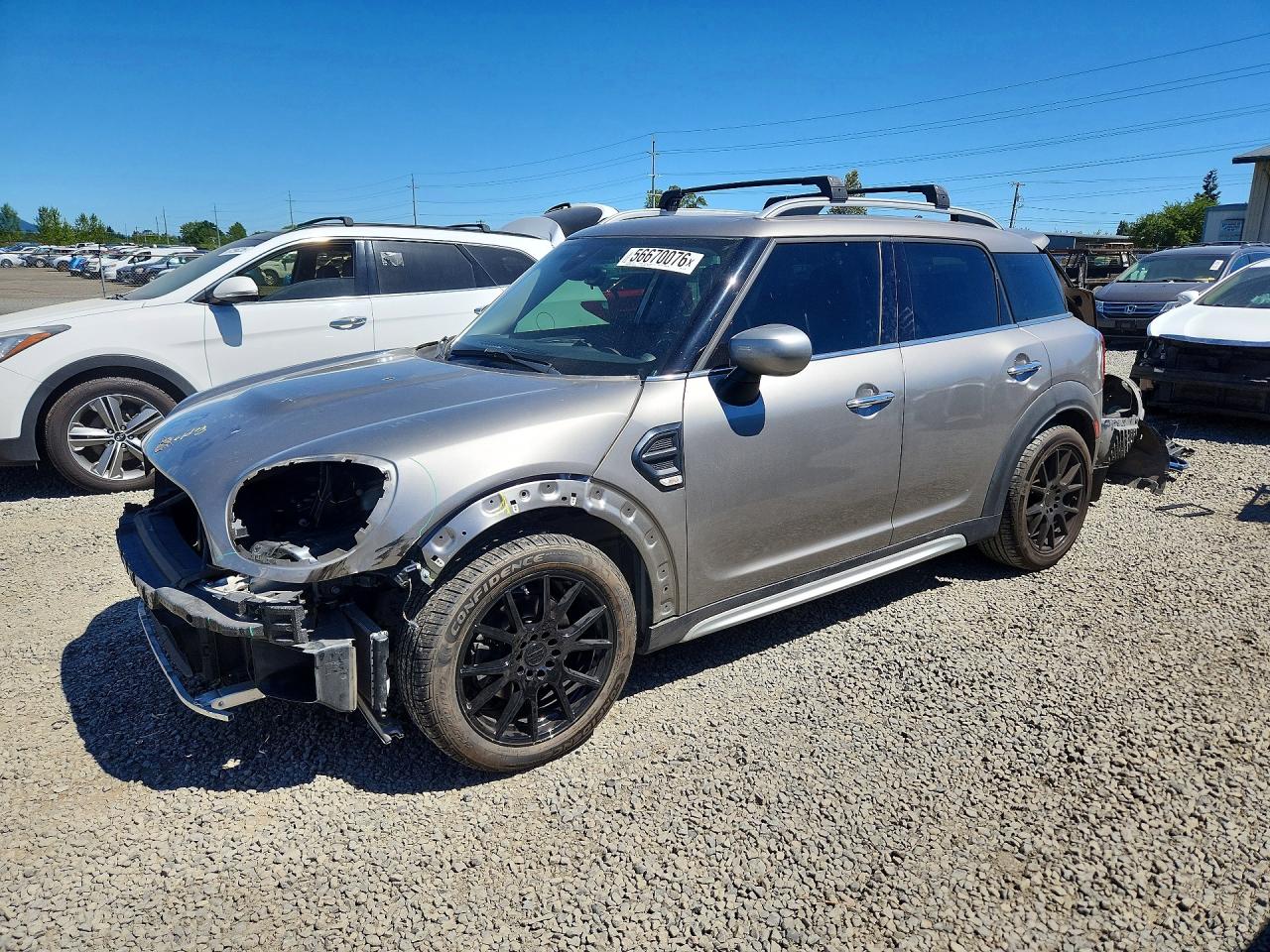 2020 MINI Countryman Cooper, VIN WMZYW3C04L3L01288 — Front end