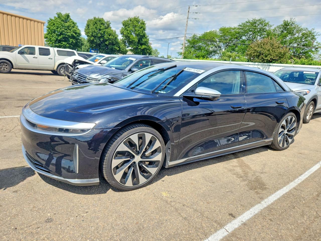 2022 Lucid Air Grand Touring, VIN 50EA1GBA1NA005267 — Minor dents and scratches