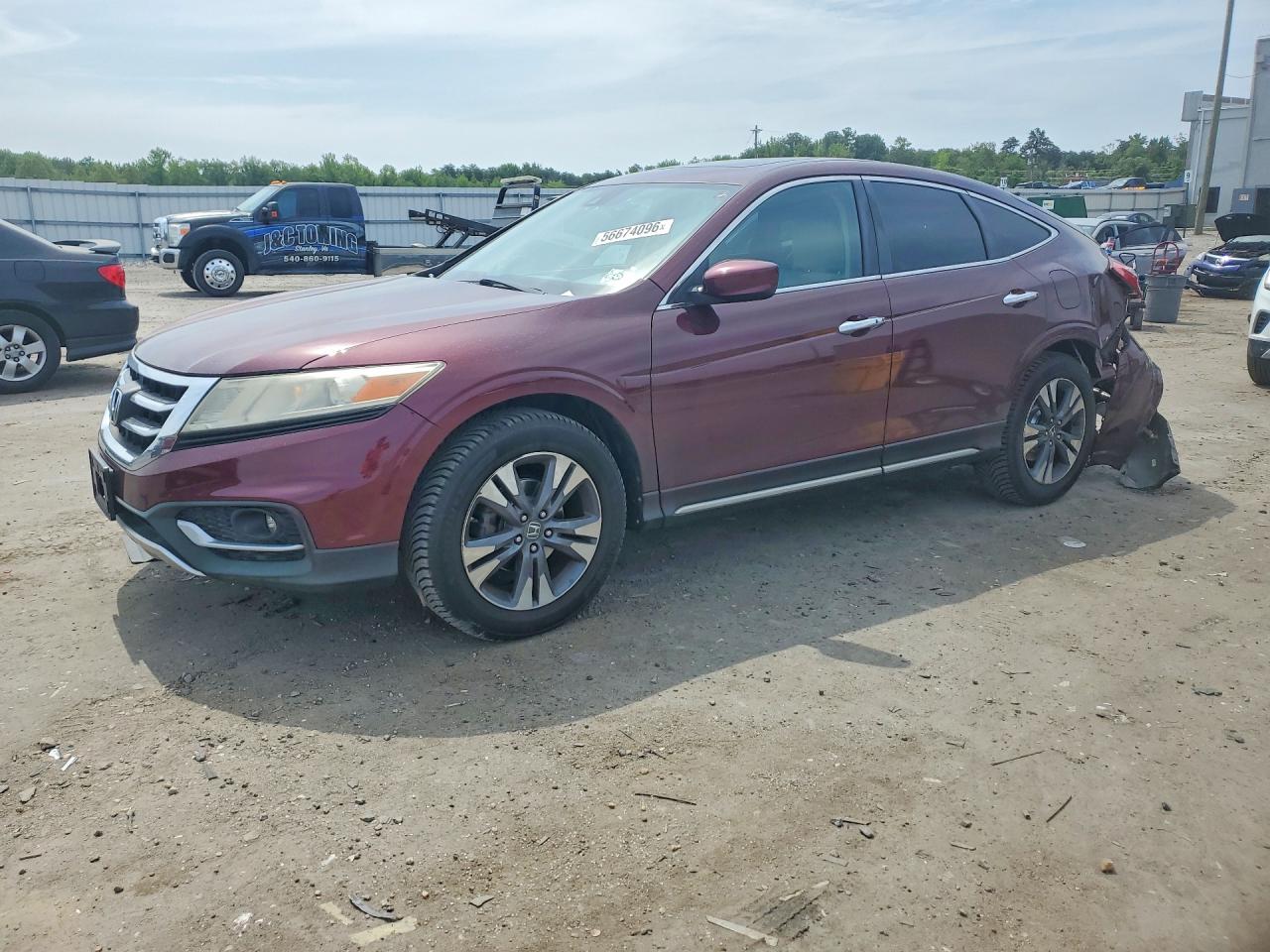 2015 Honda Crosstour EX-L, VIN 5J6TF2H55FL004036 — Зад