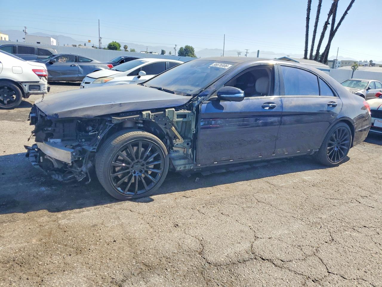 2016 Mercedes-Benz S 550, VIN WDDUG8CB0GA208382 — Front end