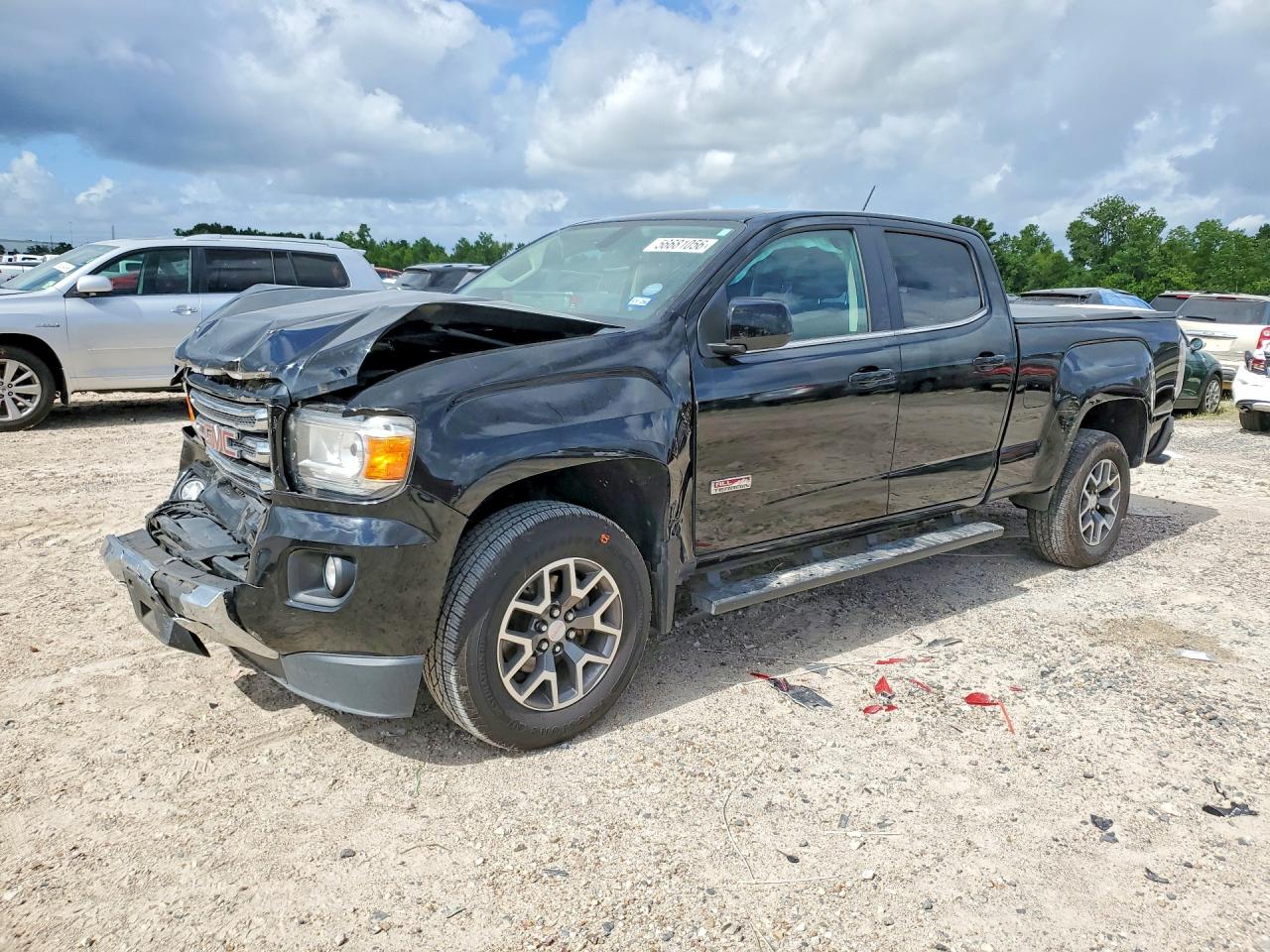 2015 GMC Canyon 2WD SLE, VIN 1GTG5BE35F1213527 — Front end