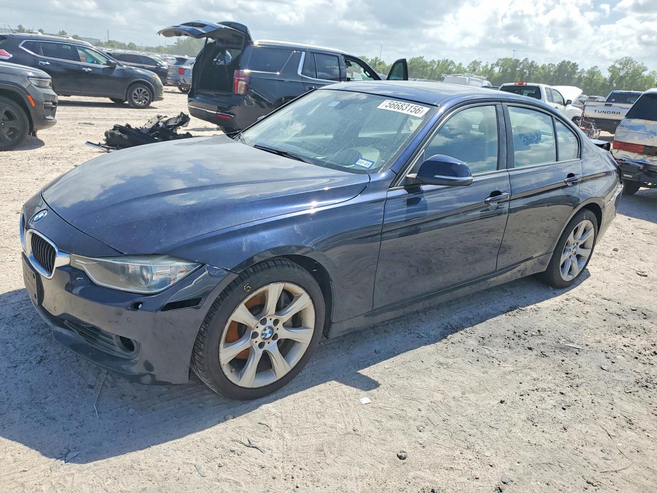 2014 BMW 3 Series 335i xDrive, VIN WBA3B9G55ENR92107 — Rear end