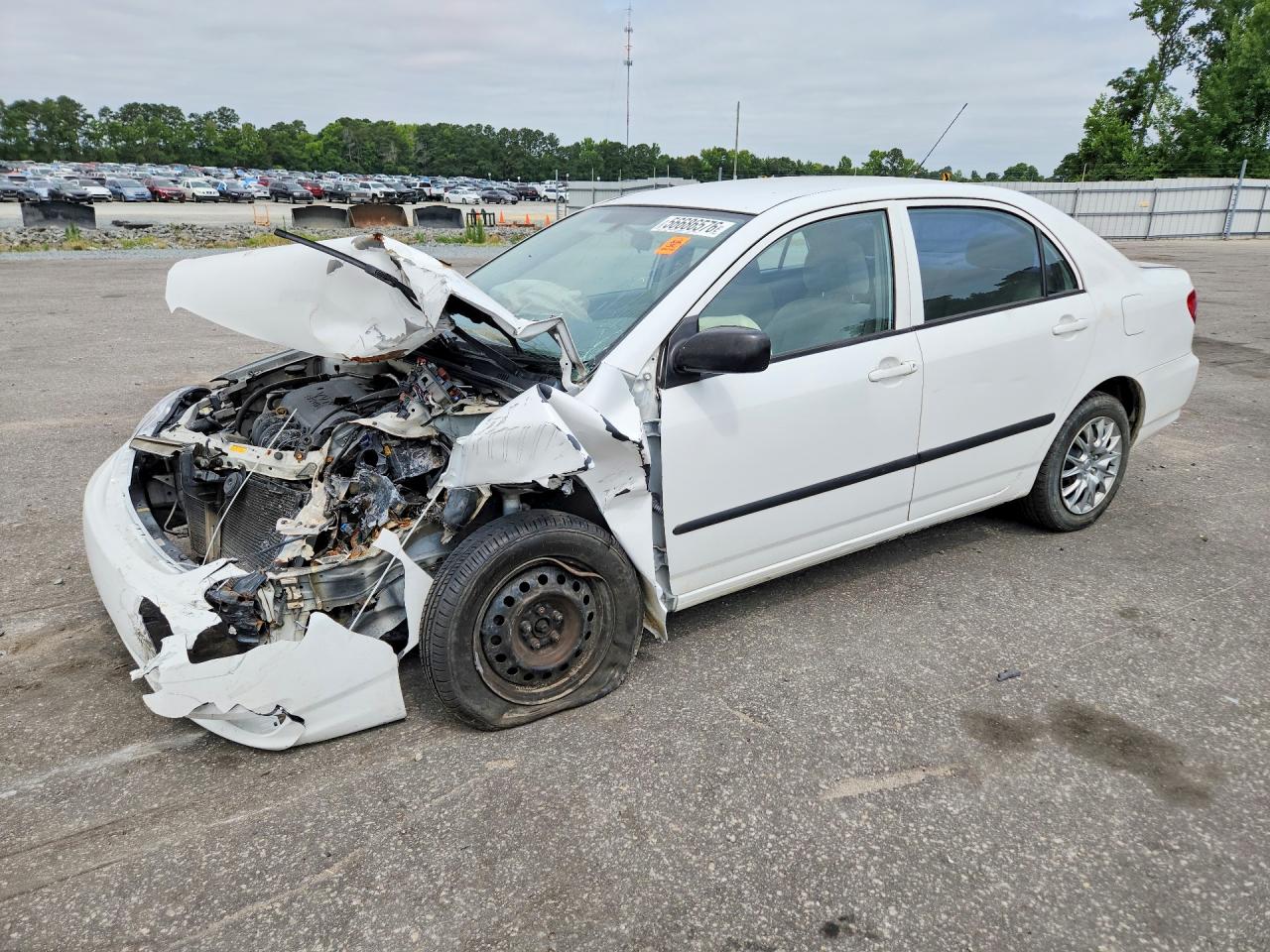 2003 Toyota Corolla CE, VIN 1NXBR32E93Z178412 — Front end