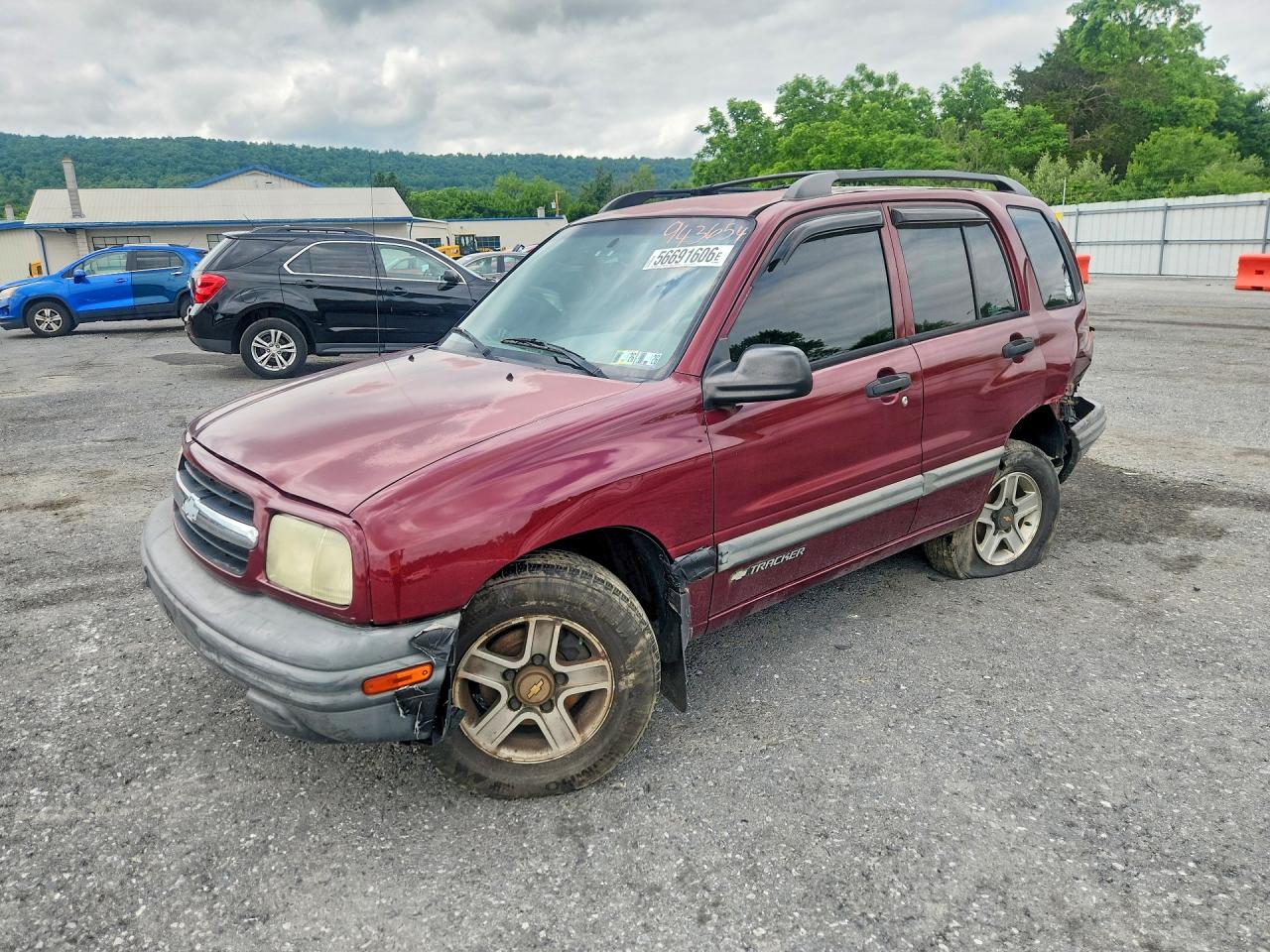 2002 Chevrolet Tracker, VIN 2CNBJ13C526943654 — Rear end