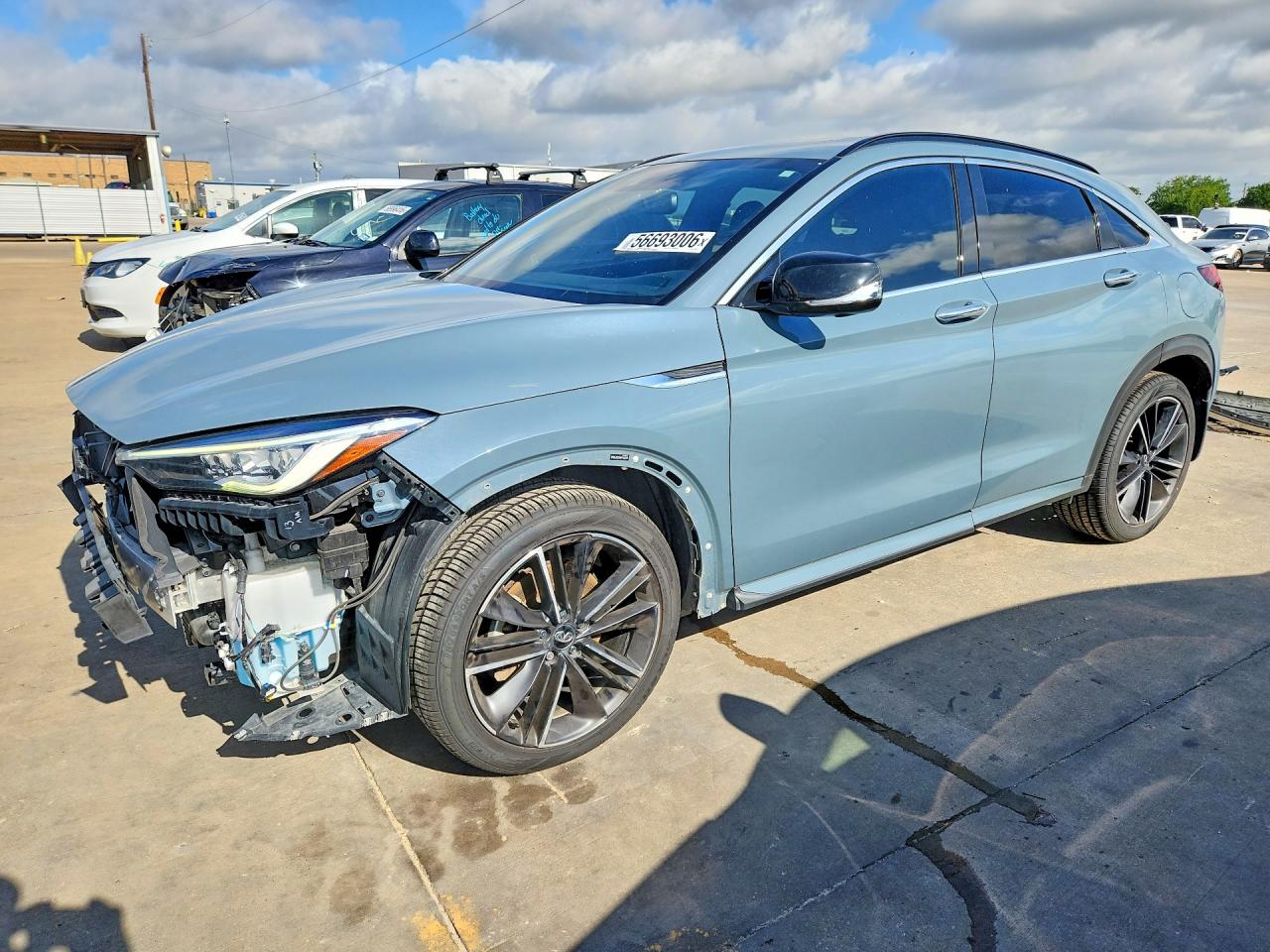 2022 Infiniti QX55 Essential, VIN 3PCAJ5K36NF102725 — Front end