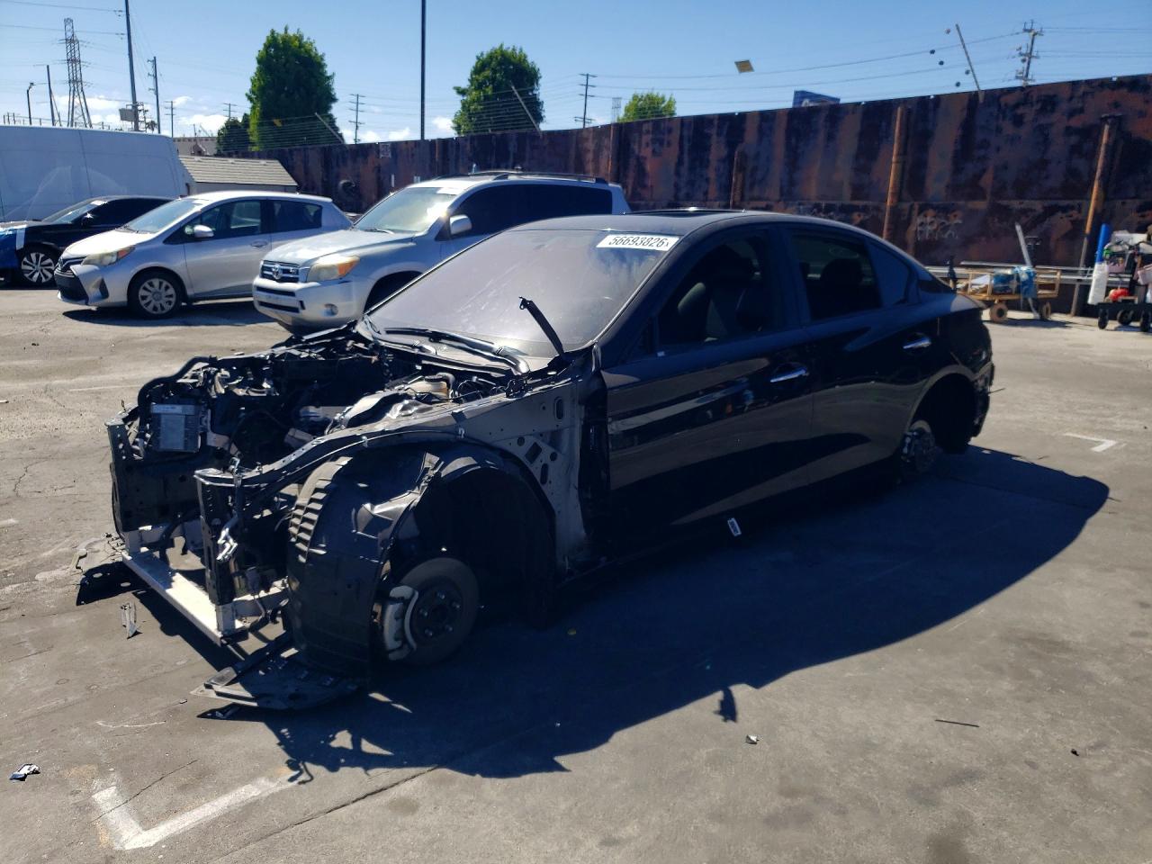 2021 Infiniti Q50 Signature Edition, VIN JN1EV7CP4MM706026 — Stripped