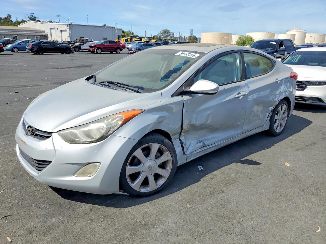 2011 Hyundai Elantra GLS, VIN 5NPDH4AE5BH016325 — Side