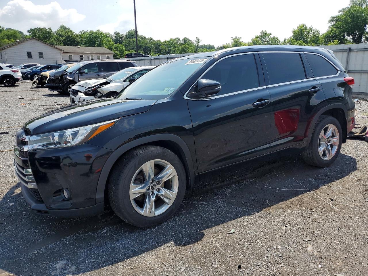 2018 Toyota Highlander Limited, VIN 5TDDZRFH7JS911675 — Front end