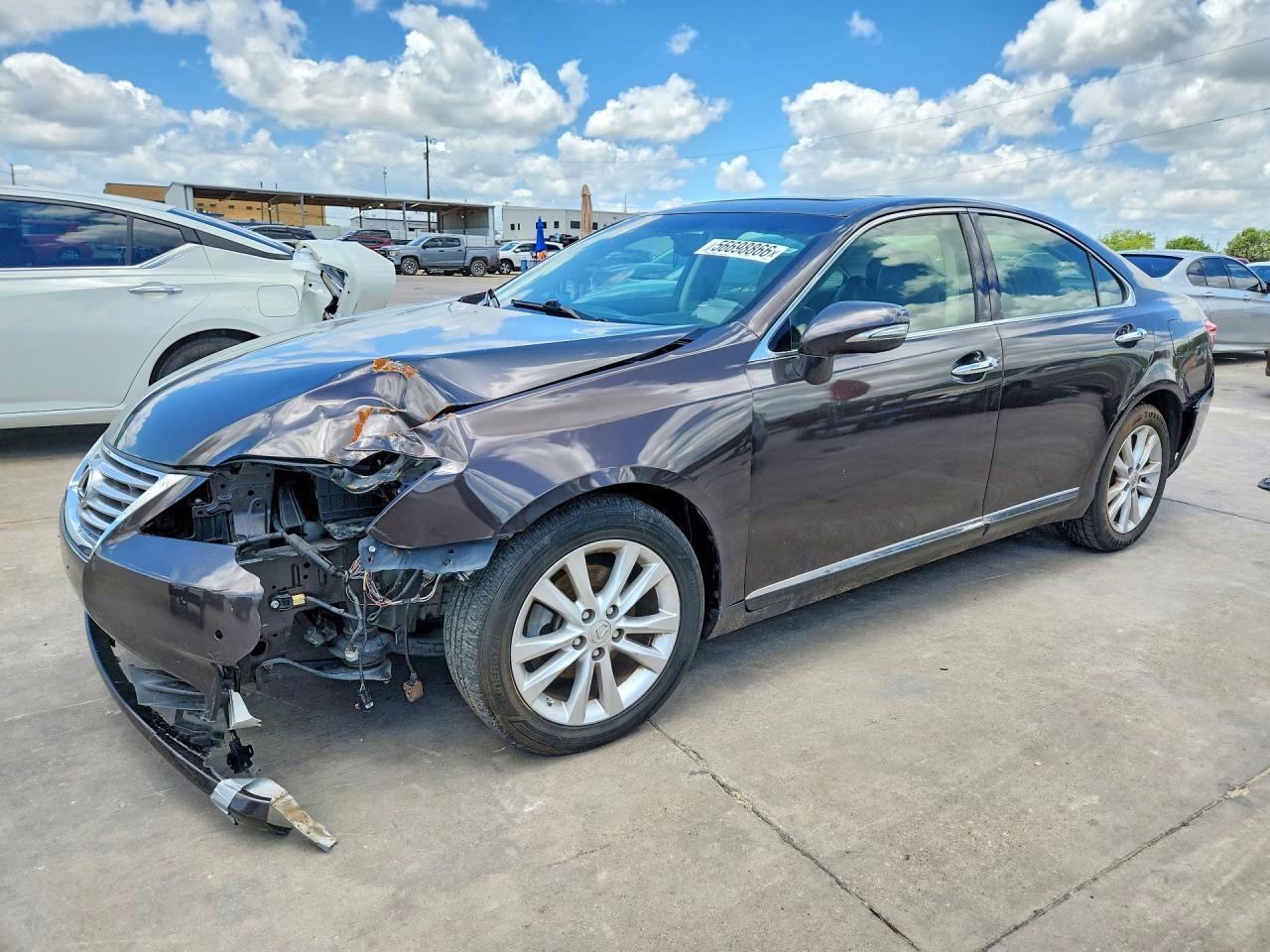 2012 Lexus ES 330, VIN JTHBK1EG7C2504499 — Front end
