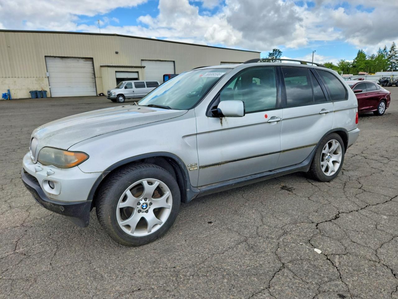 2005 BMW X5 4.4i, VIN 5UXFB53505LV11186 — Мелкие вмятины и царапины