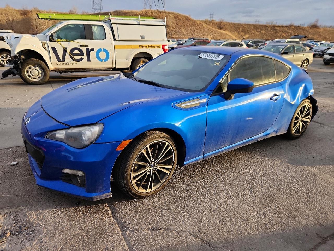 2014 Subaru BRZ Limited, VIN JF1ZCAC11E9600902 — Rear end