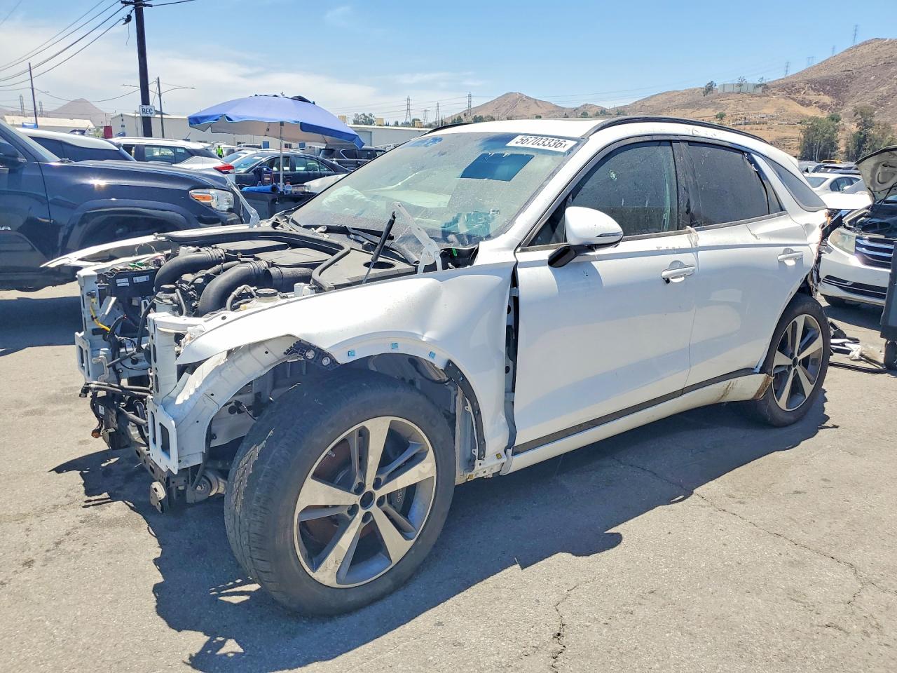 2023 Genesis GV70 Sport, VIN KMUMCDTC9PU117551 — Front end
