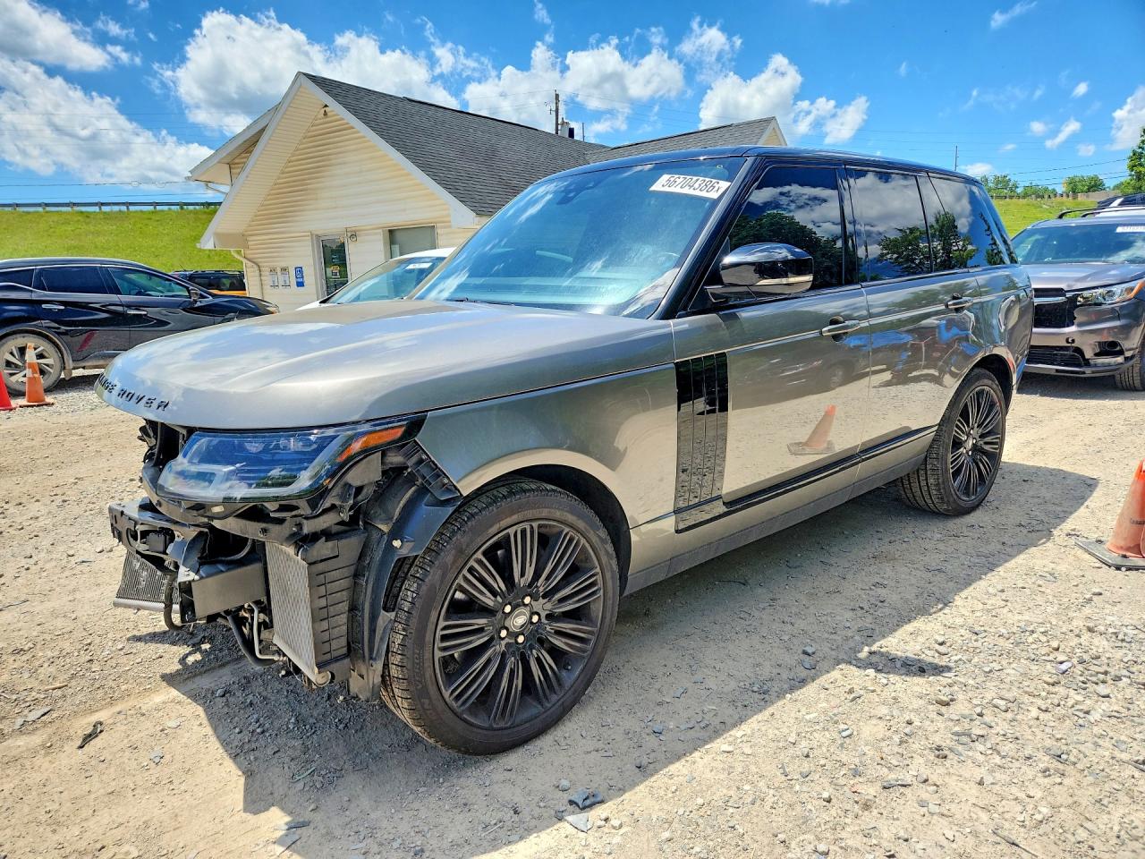 2021 Land Rover Range Rover P525 Westminster, VIN SALGS2SE6MA456462 — Front end