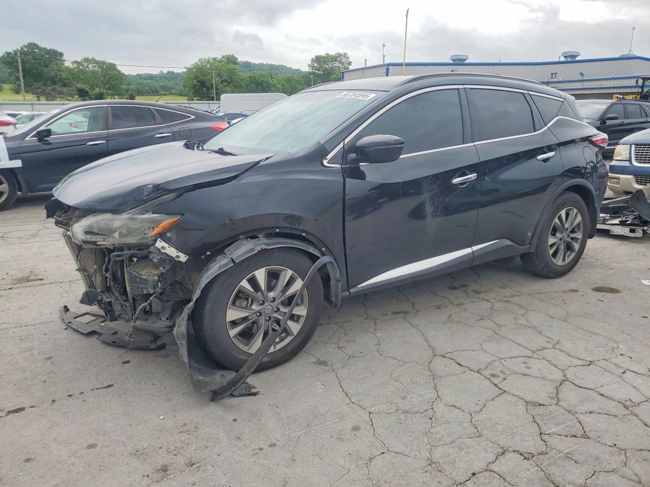2018 Nissan Murano SV, VIN 5N1AZ2MH5JN139210 — Front end