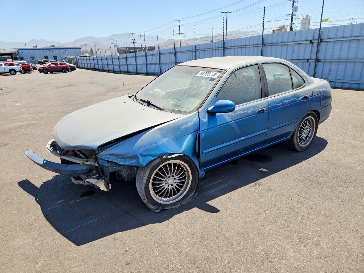 2003 Nissan Sentra XE, VIN 3N1CB51D13L777299 — Front end