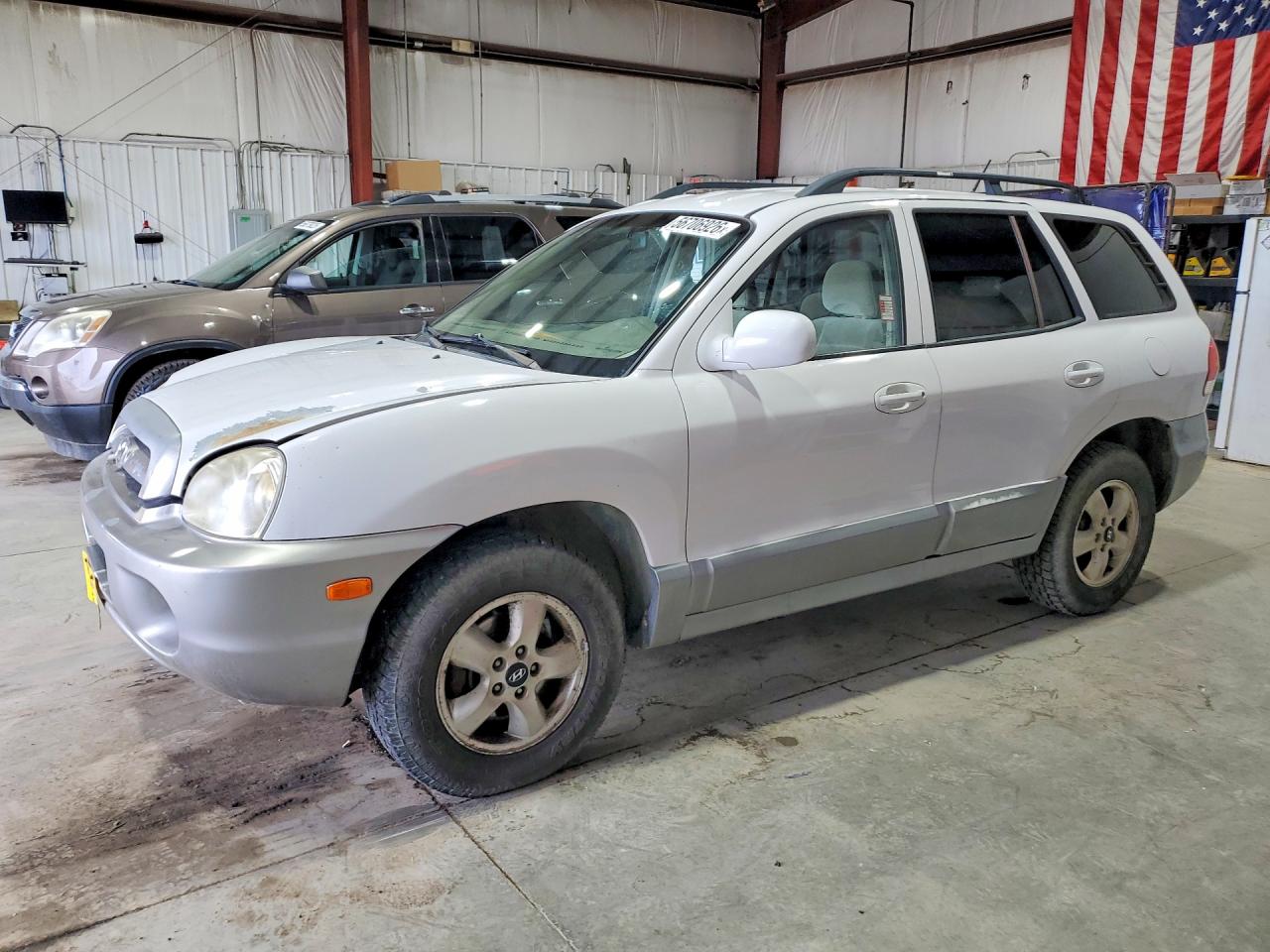 2005 Hyundai Santa Fe GLS, VIN KM8SC13D35U915828 — Hail