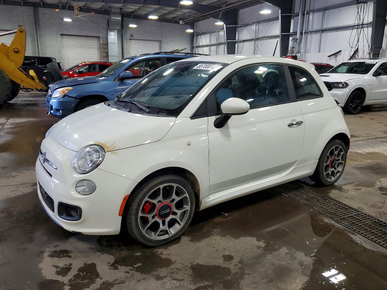 2013 FIAT 500 Sport, VIN 3C3CFFBR9DT698020 — Hail