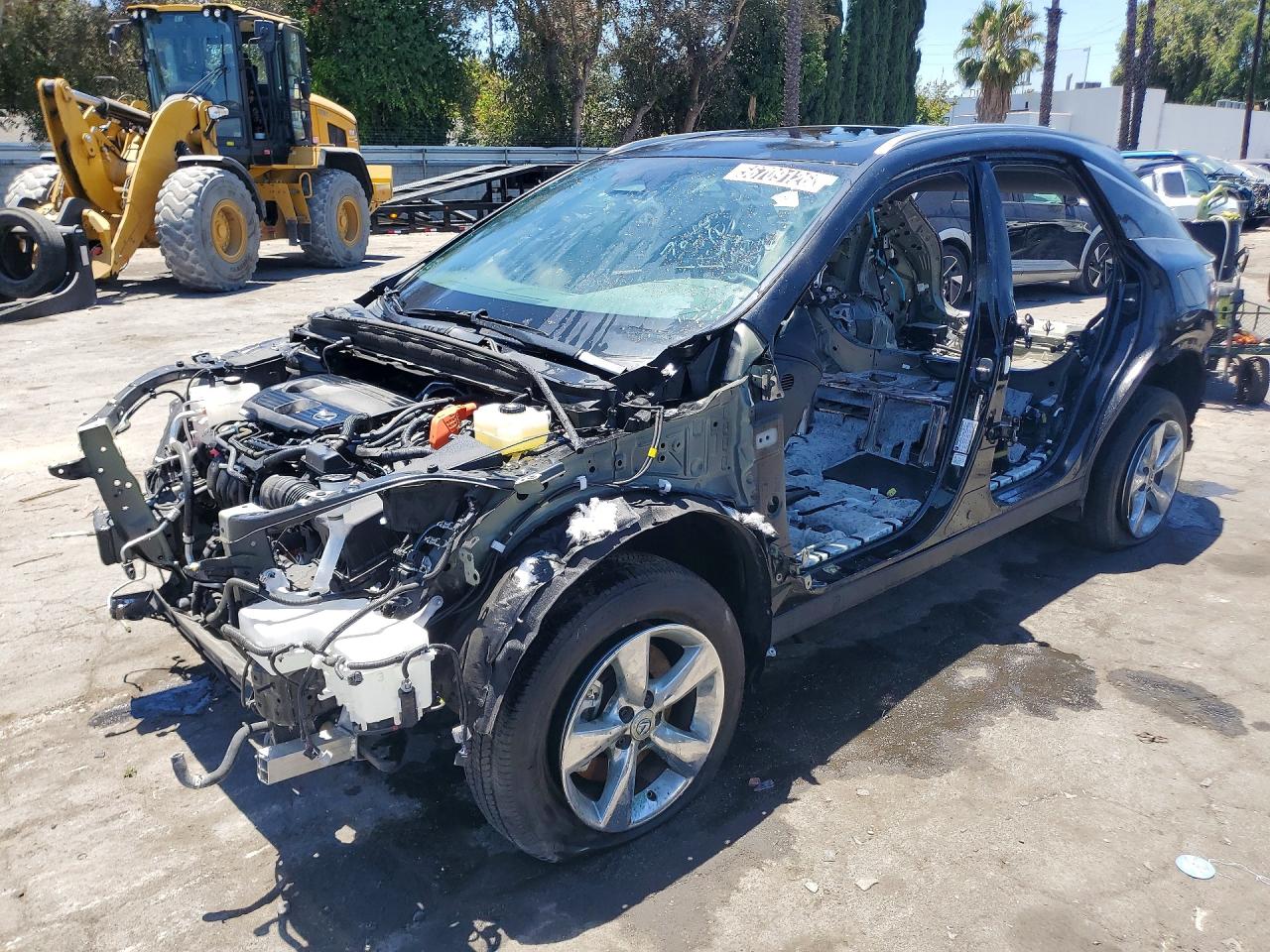 2025 Lexus RX 350h Premium, VIN 2T2BBMCA4SC073245 — Stripped