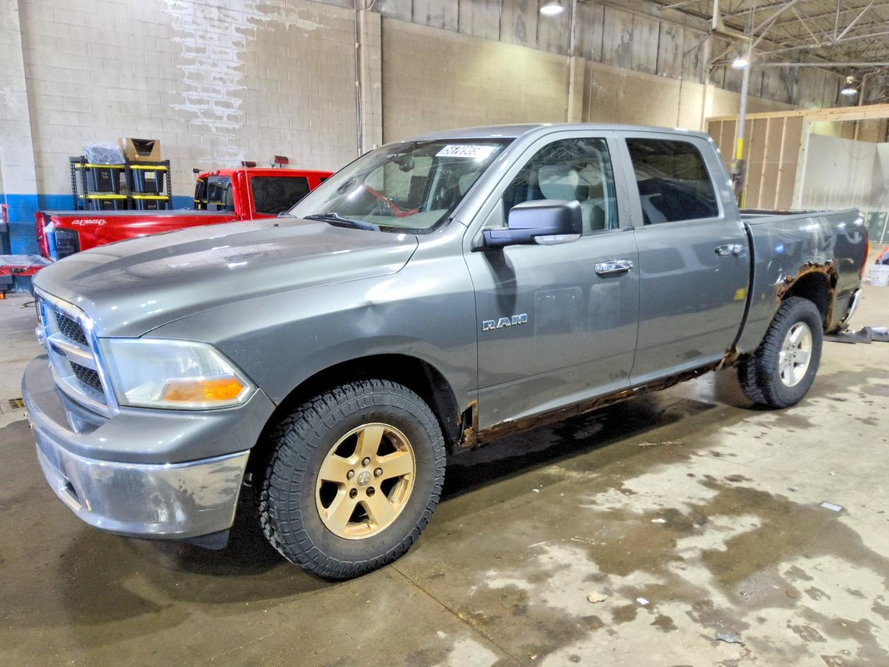 2010 Dodge 1500 SLT, VIN 1D7RV1CP5AS143738 — Frame damage