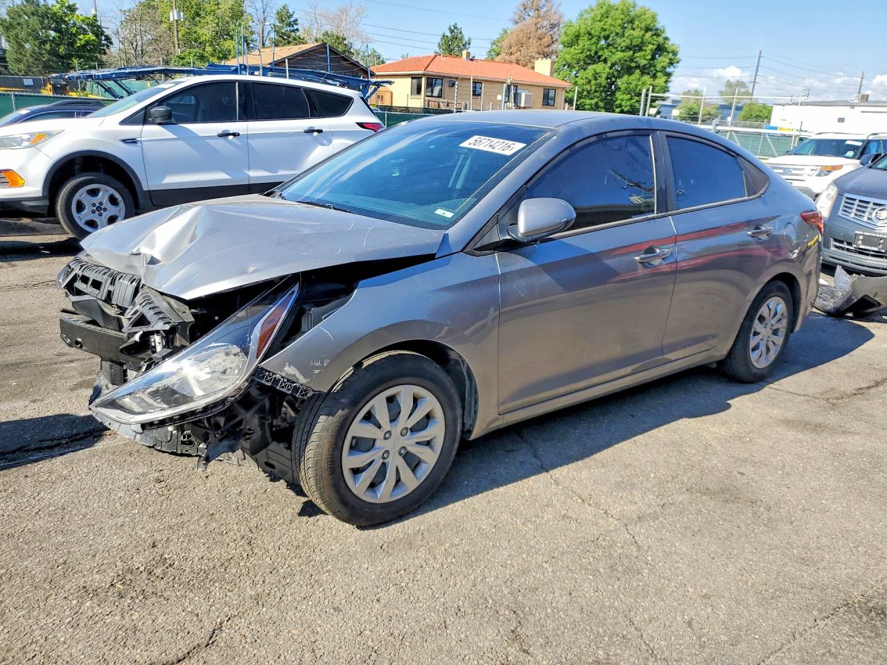2022 Hyundai Accent SE, VIN 3KPC24A69NE154965 — Front end
