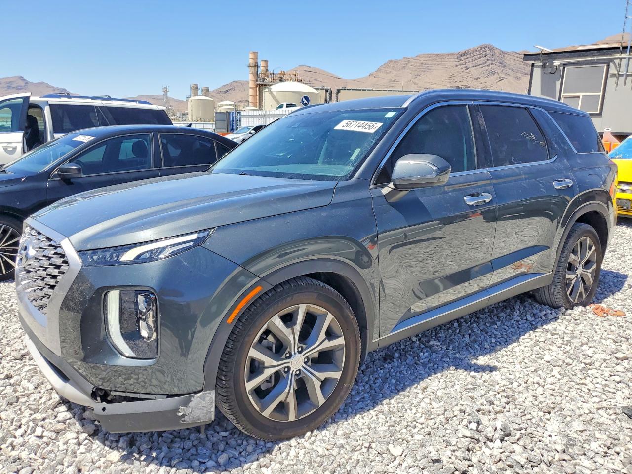 2022 Hyundai Palisade SEL, VIN KM8R4DHE8NU456388 — Undercarriage