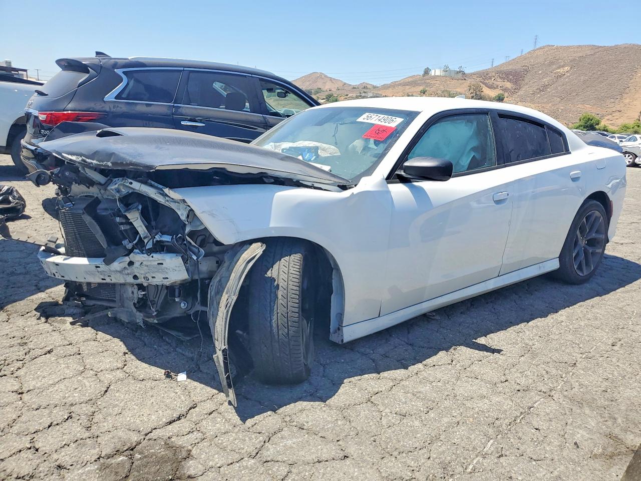 2021 Dodge Charger GT, VIN 2C3CDXHG8MH540486 — Front end