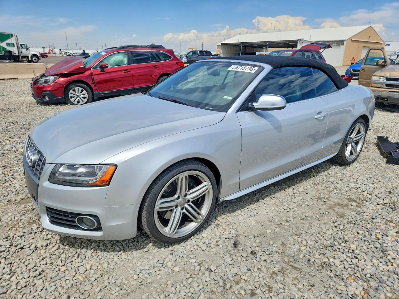 2012 Audi S5 Prestige, VIN WAUVGAFH3CN000549 — Rear end