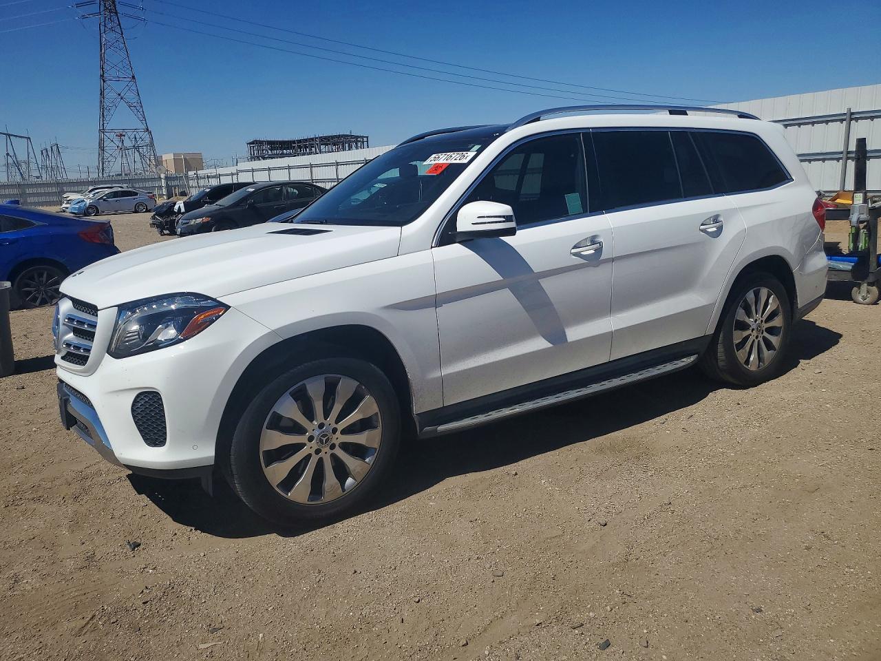 2018 Mercedes-Benz GLS 450, VIN 4JGDF6EE1JB171008 — Side