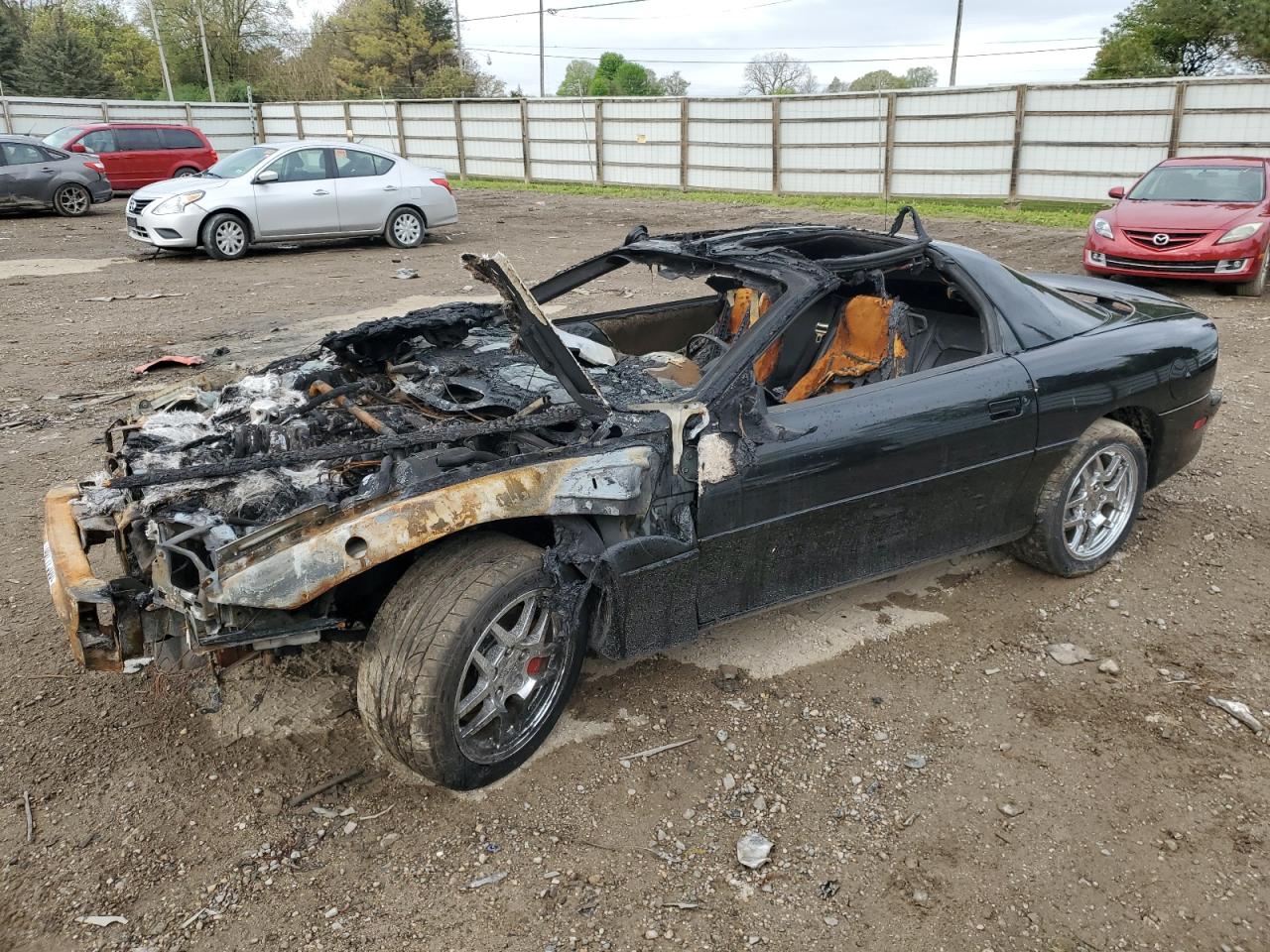 2000 Chevrolet Camaro Z28, VIN 2G1FP22G0Y2146803 — Burn